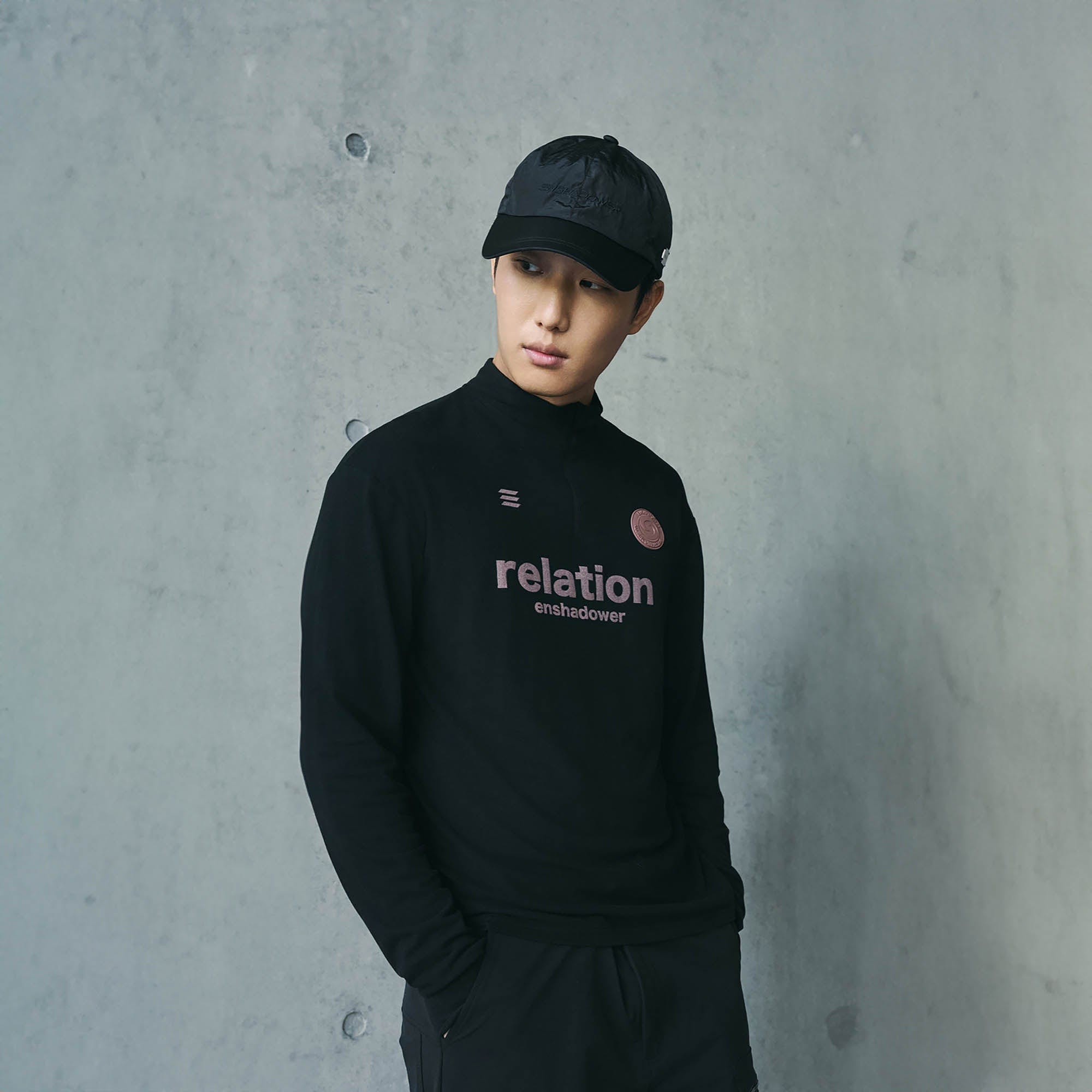 Sweat-shirt de relation quart de zip