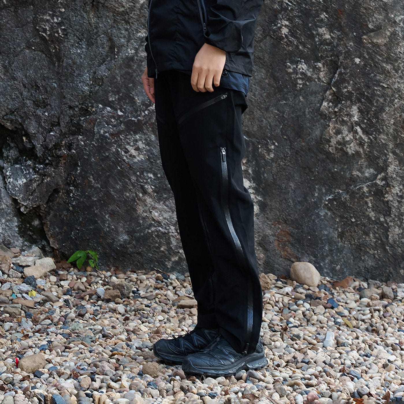 Pantalones de pista zip