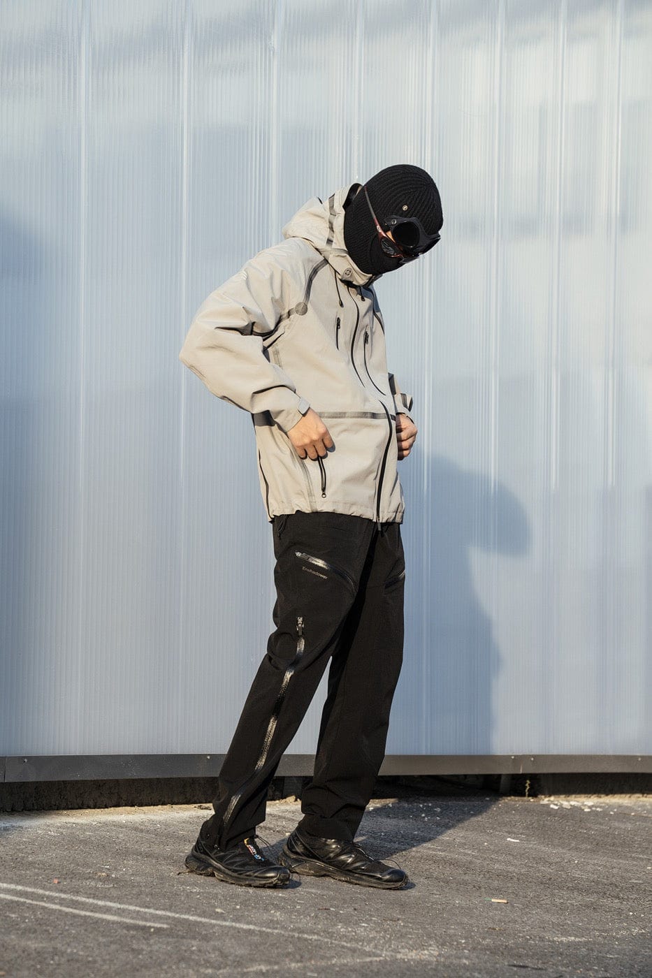 Pantalones de pista zip