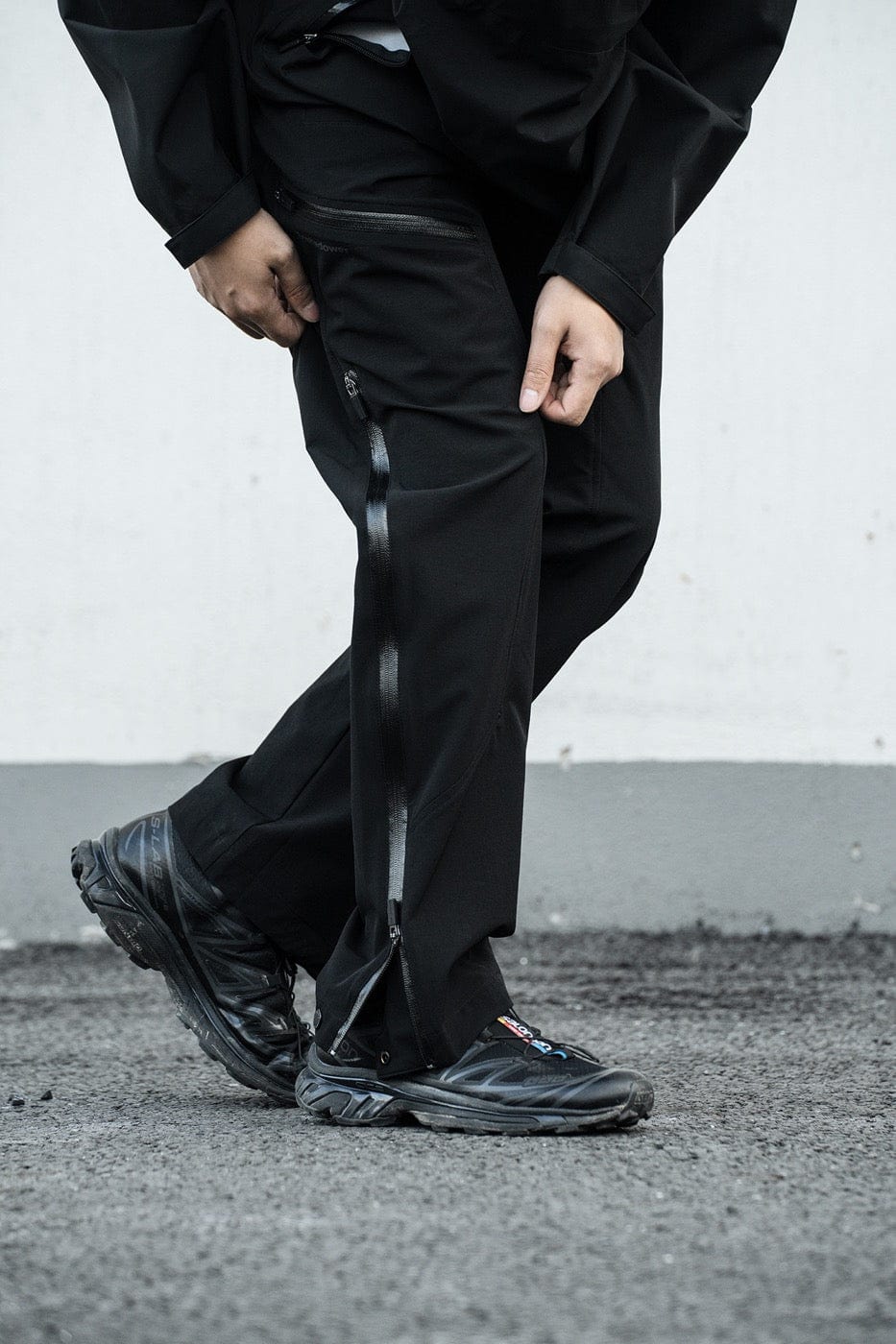 Pantalones de pista zip