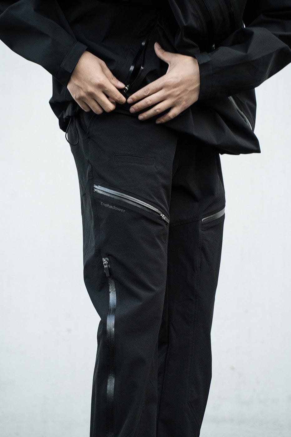 Pantalones de pista zip