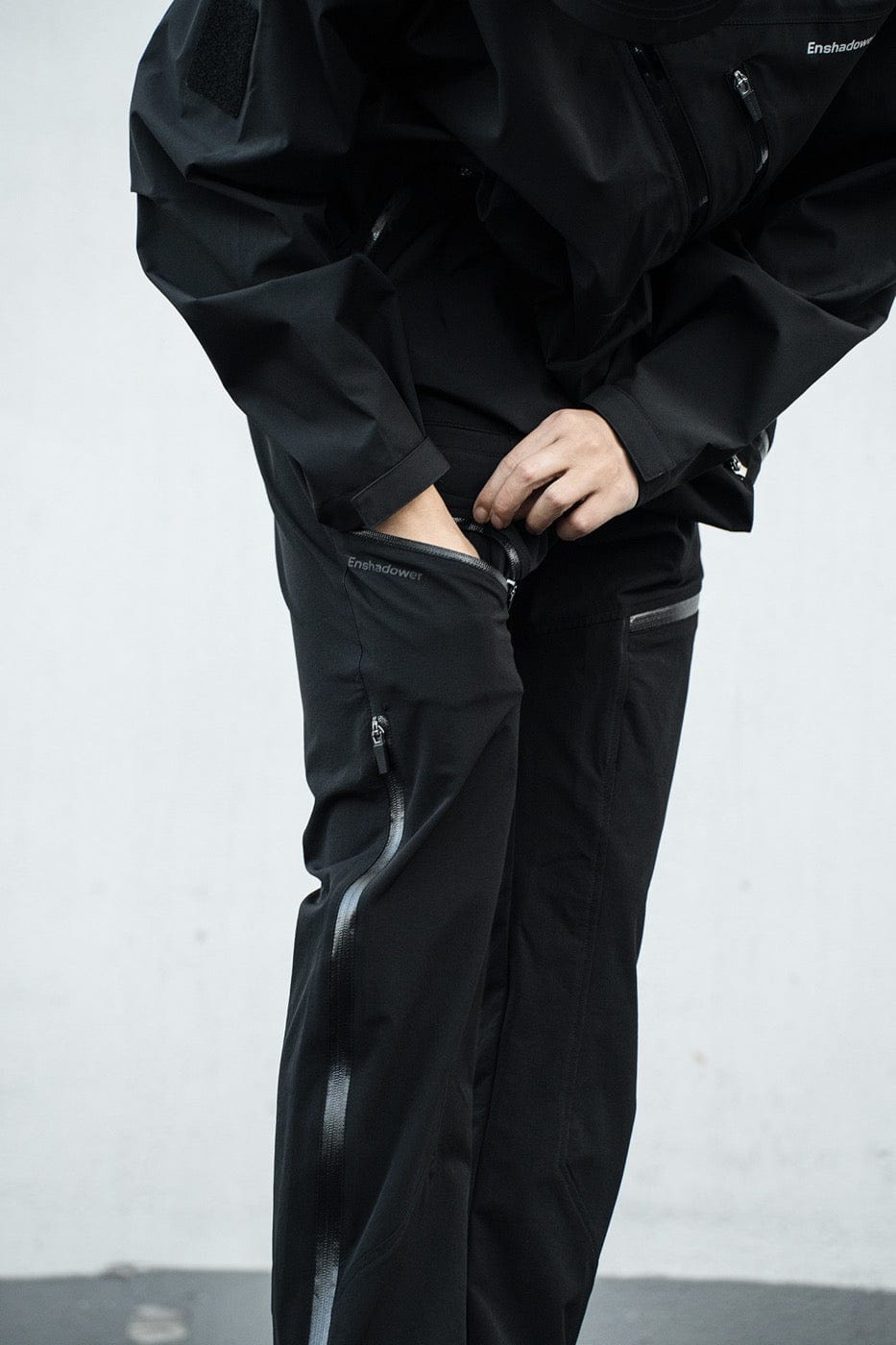Pantalones de pista zip