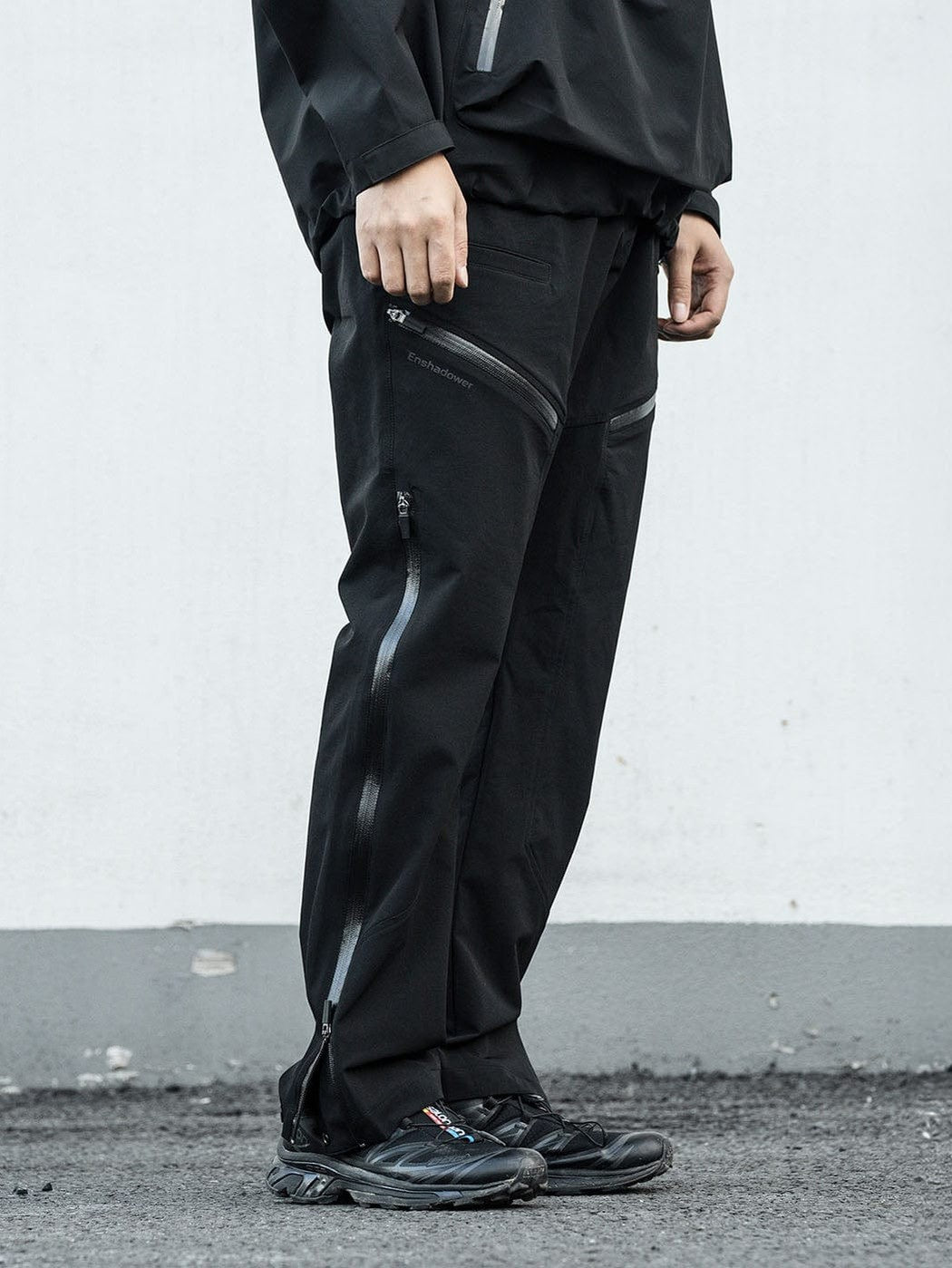 Pantalones de pista zip