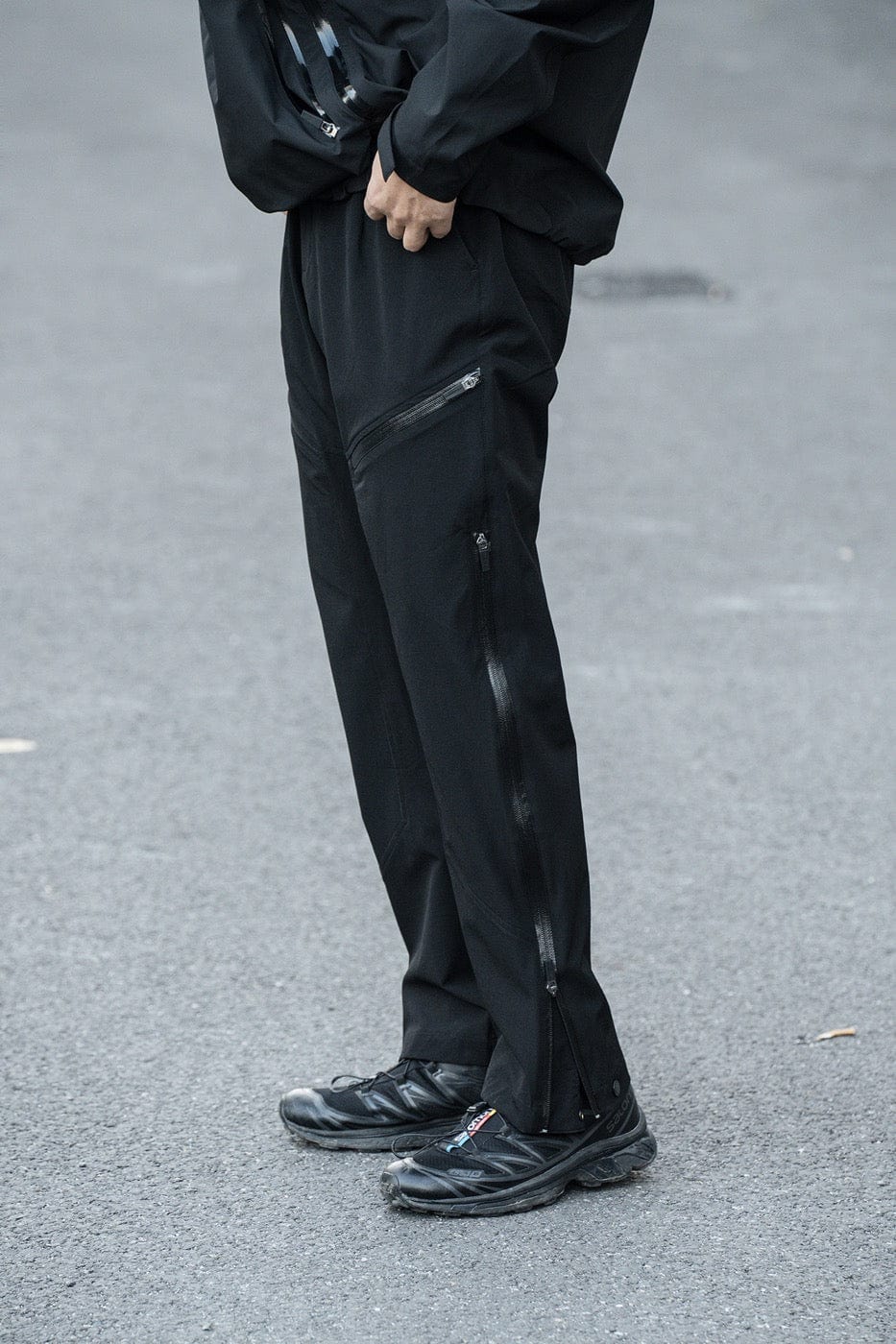 Pantalones de pista zip