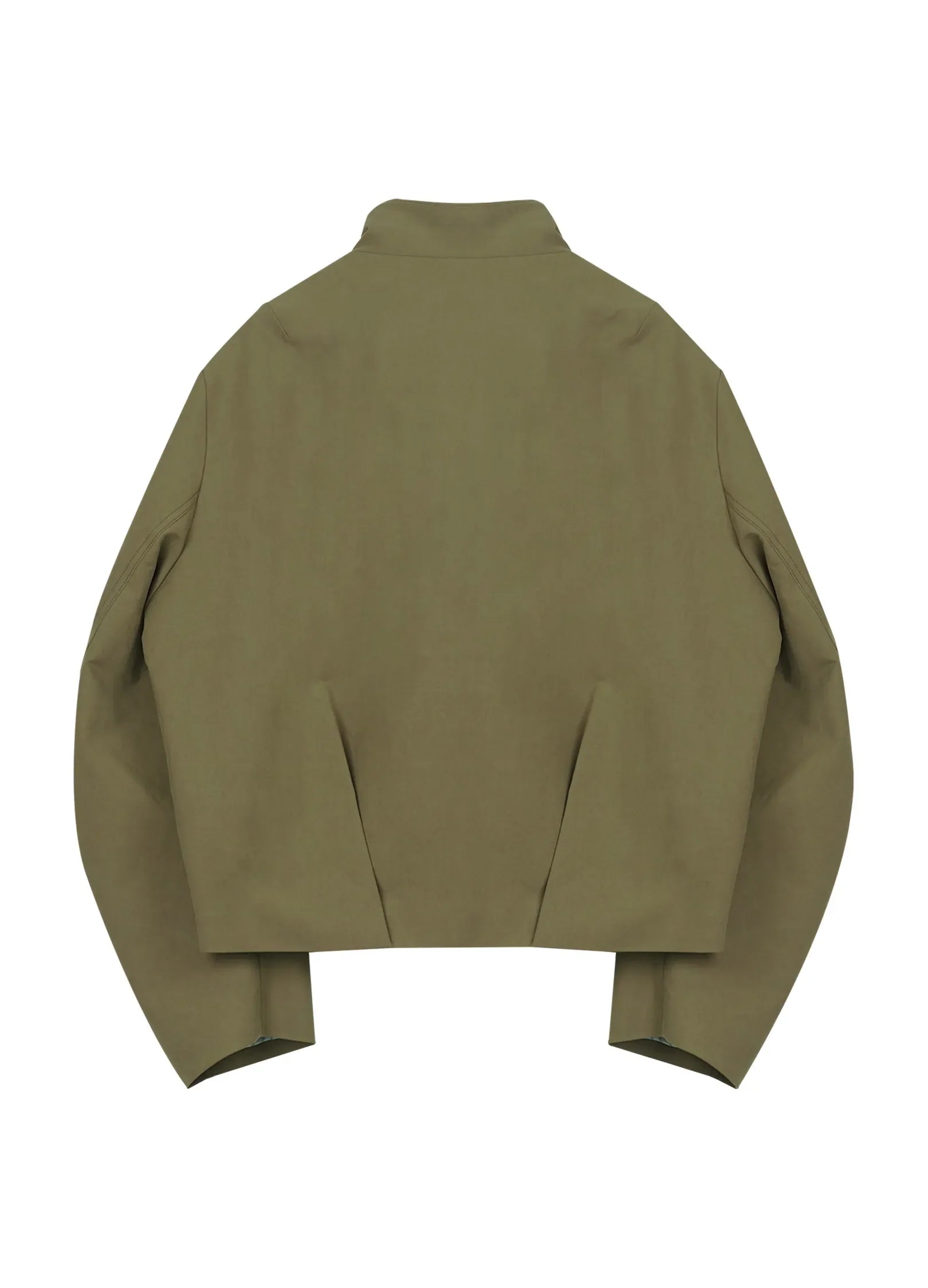 Darted Zip Pocket Bomber Jacket