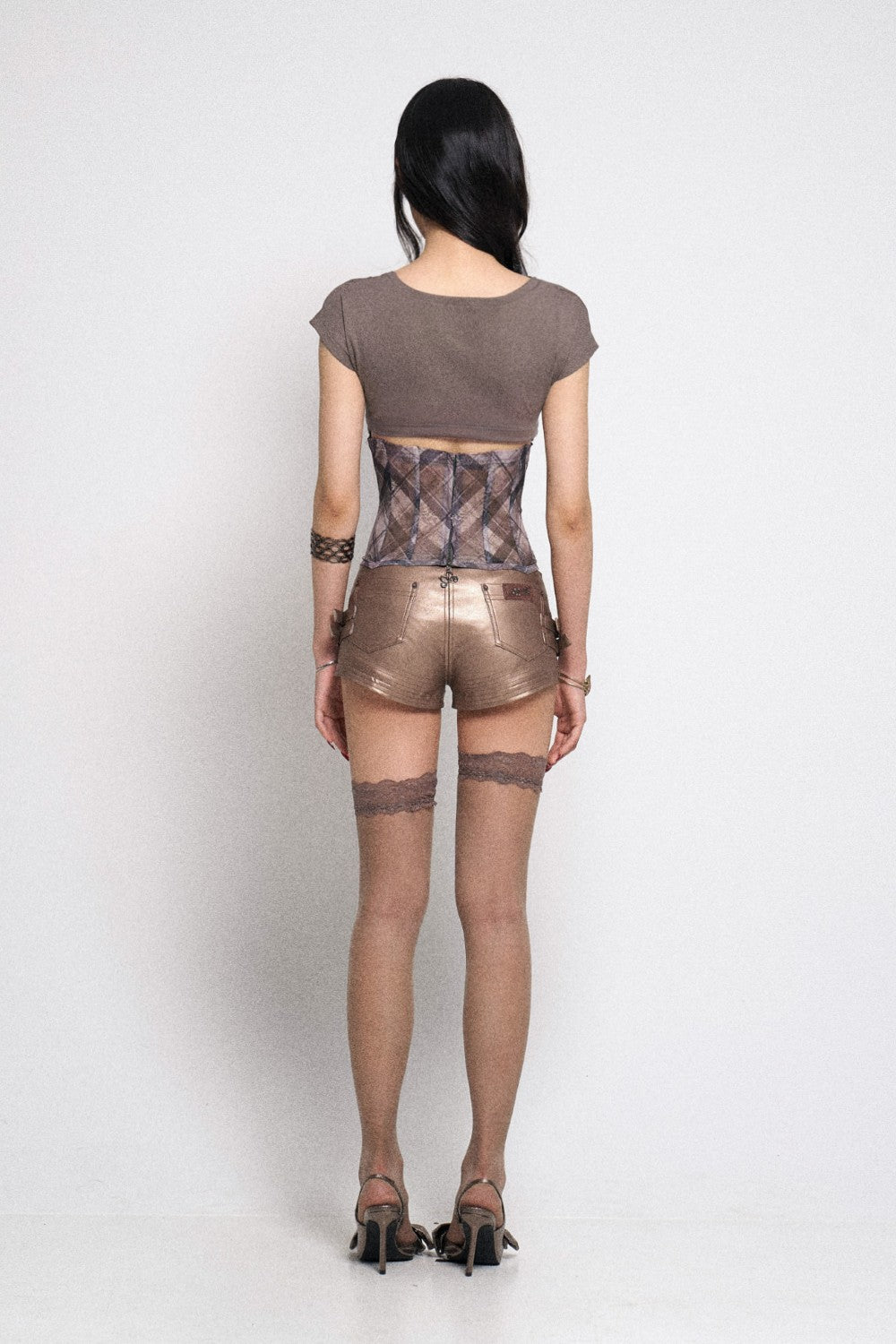 Metallic Hot Shorts