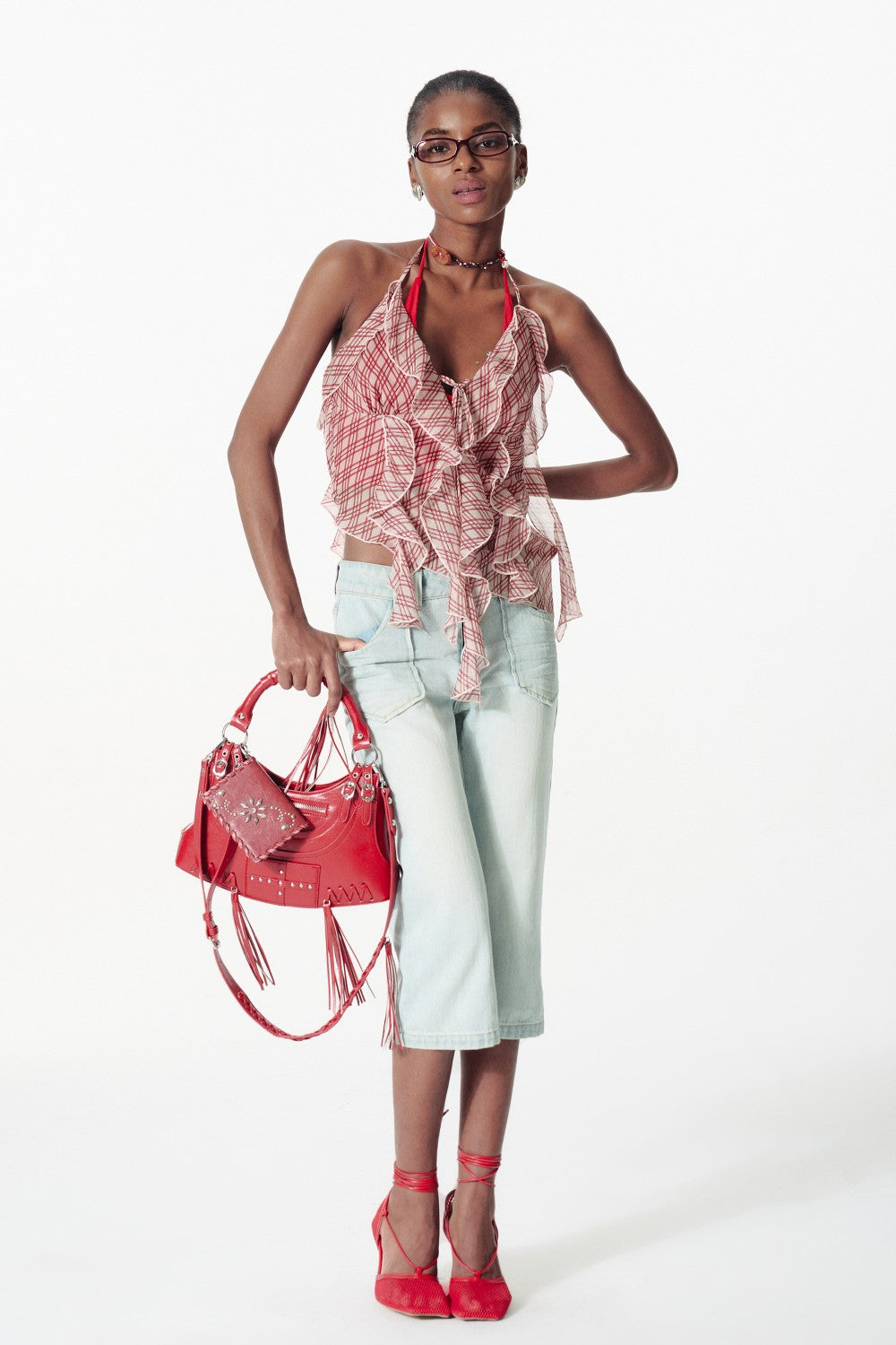 Cascading Ruffle Cami Top