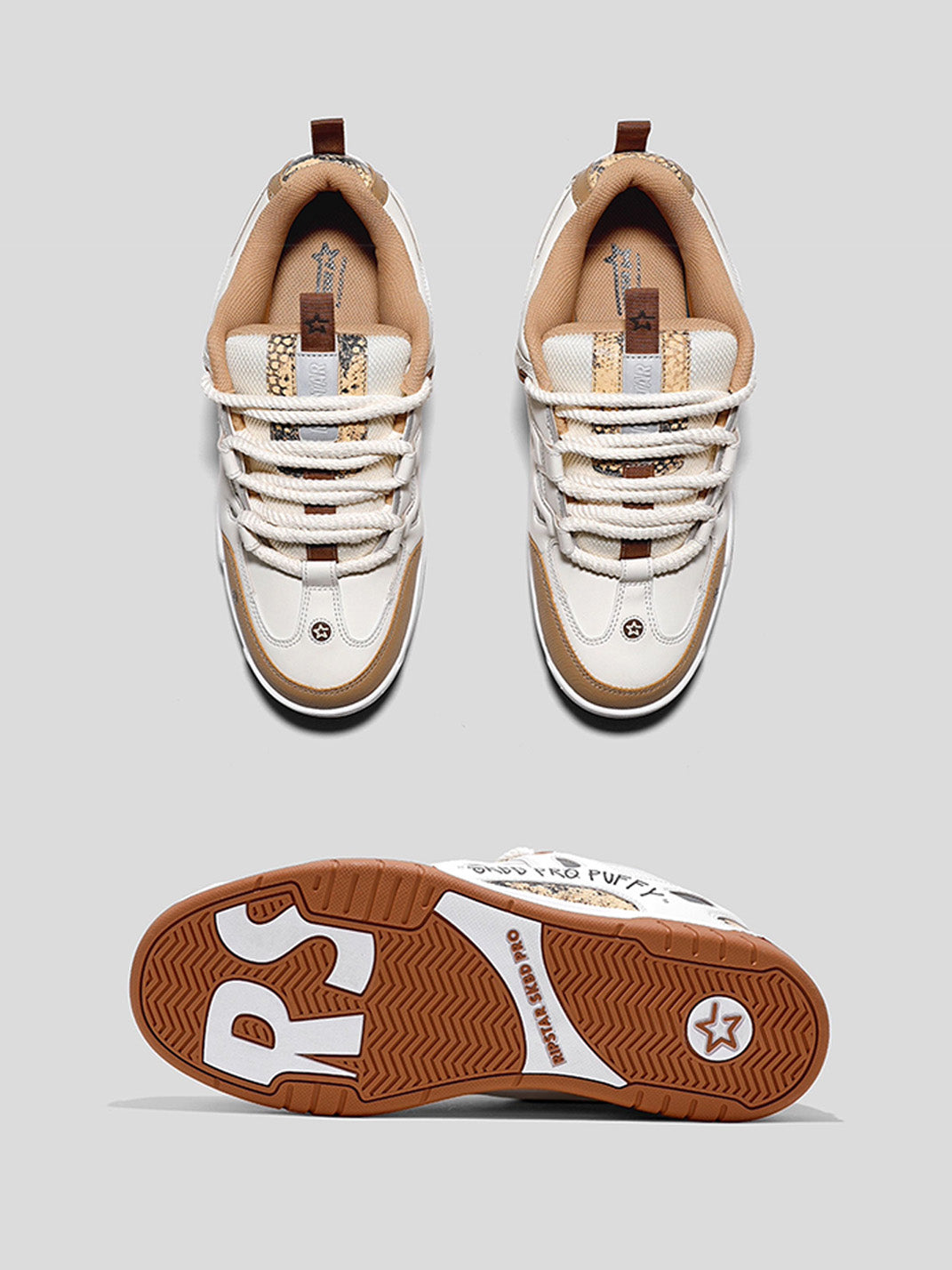 Retro High Top Platform Sneakers