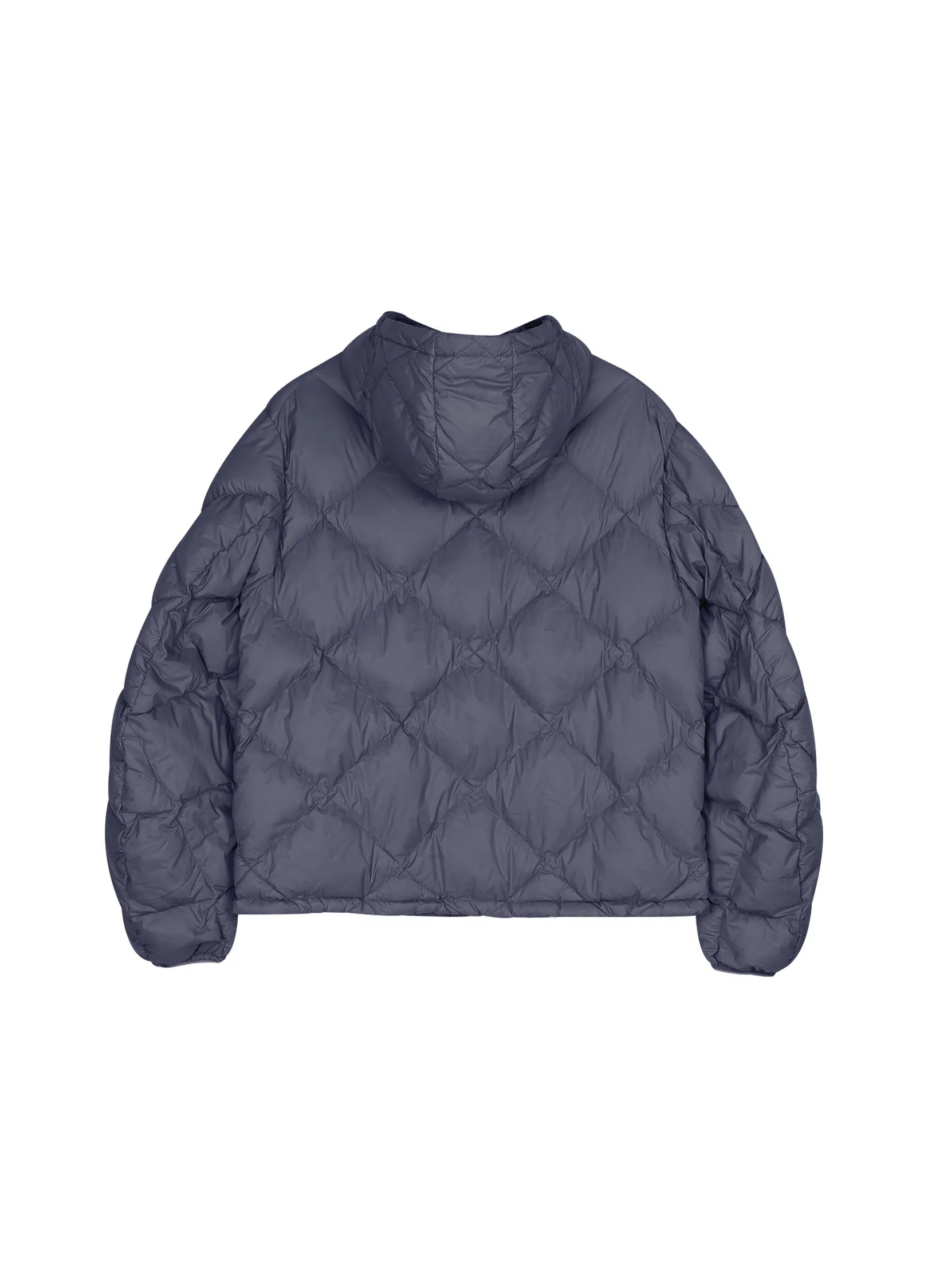 Diamond-Quilted Hooded Puffer Jacket