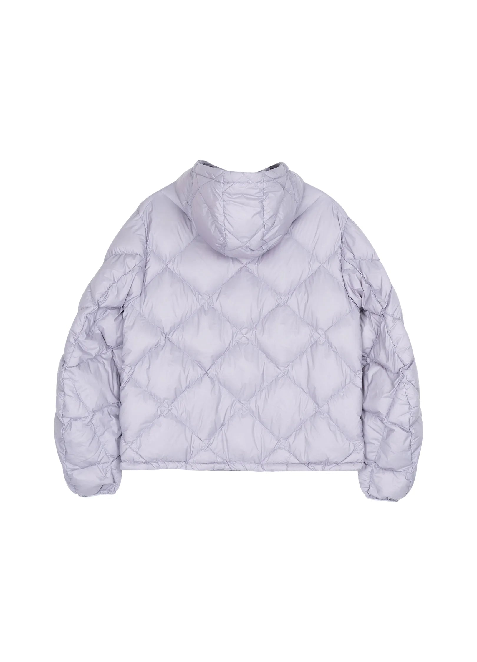 Diamond-Quilted Hooded Puffer Jacket
