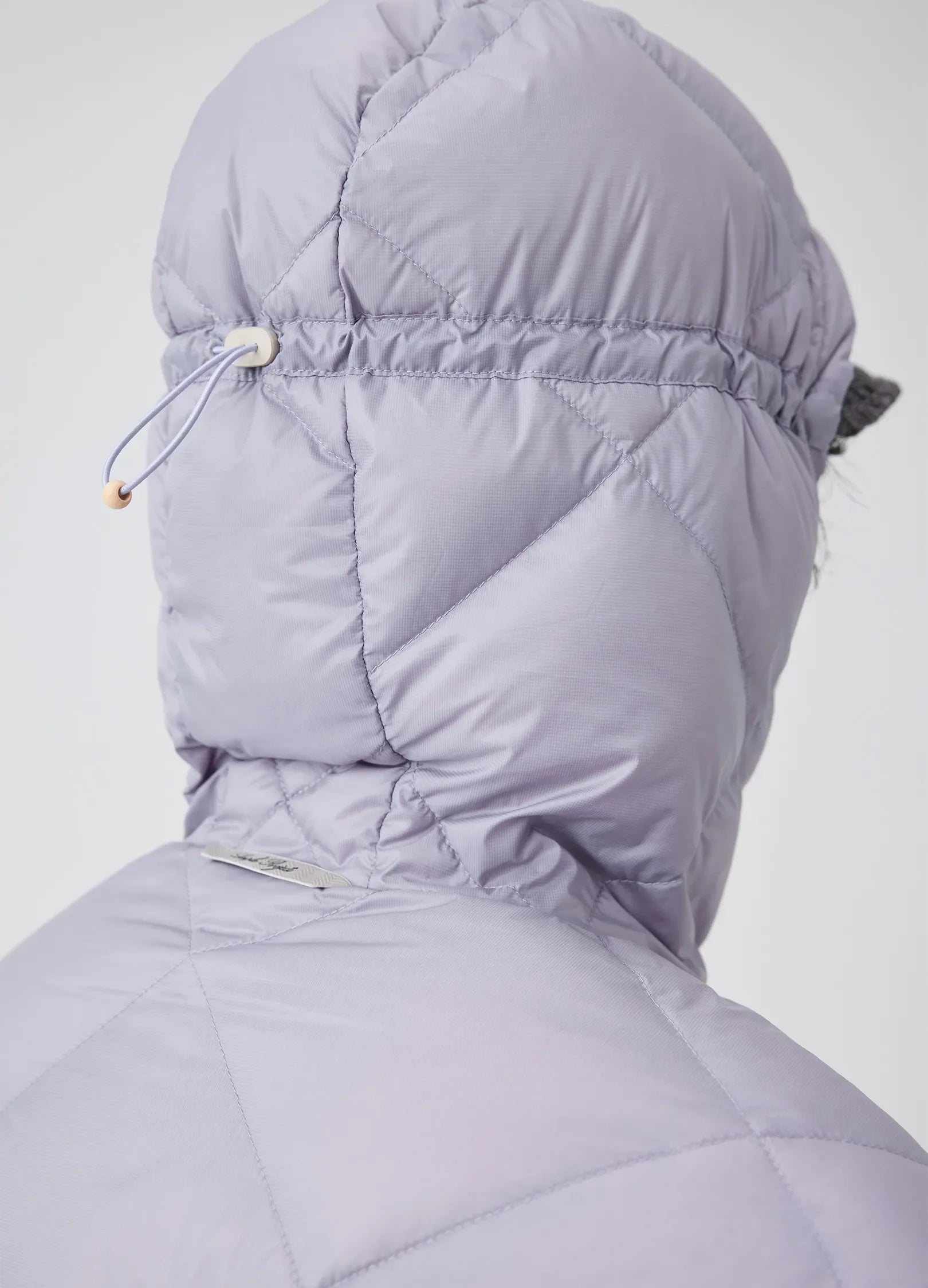 Diamond-Quilted Hooded Puffer Jacket