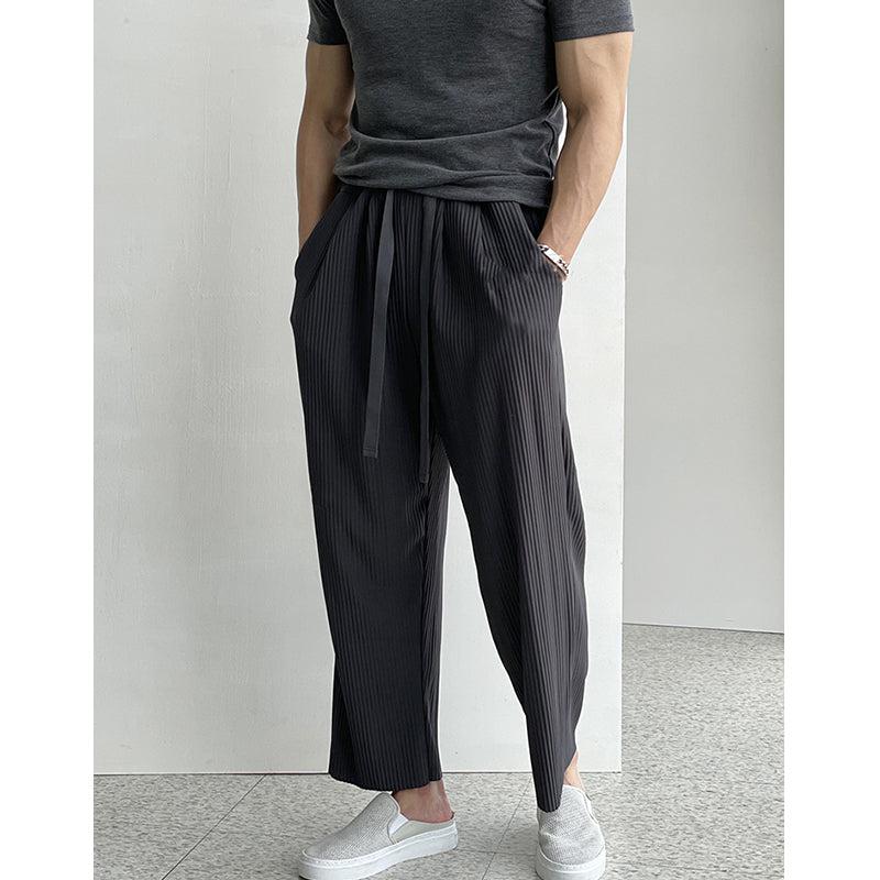 Drawstring Drape Retro Pants