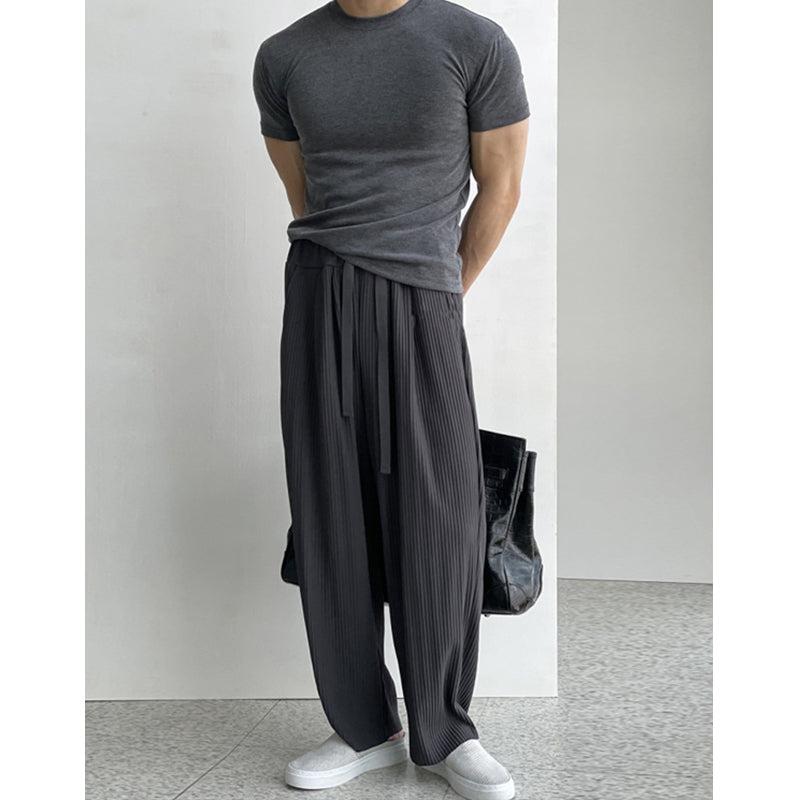 Drawstring Drape Retro Pants