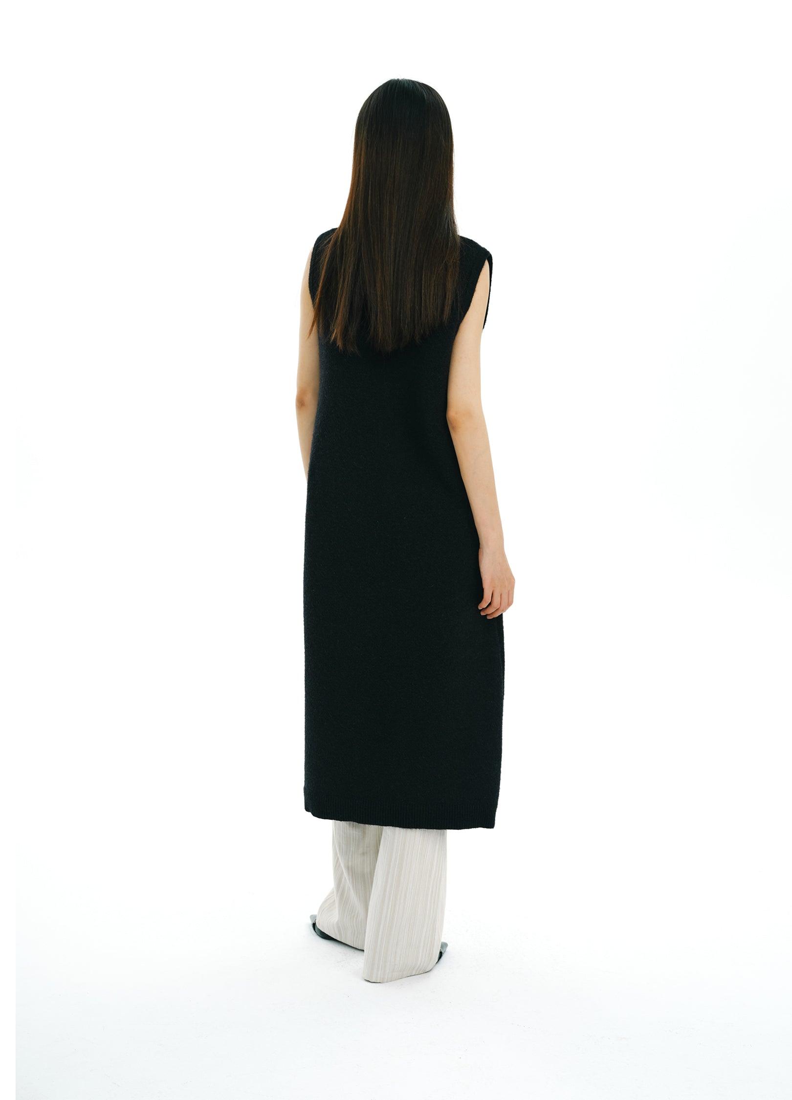 Elegant Floral Print Knit Dress - chiclara