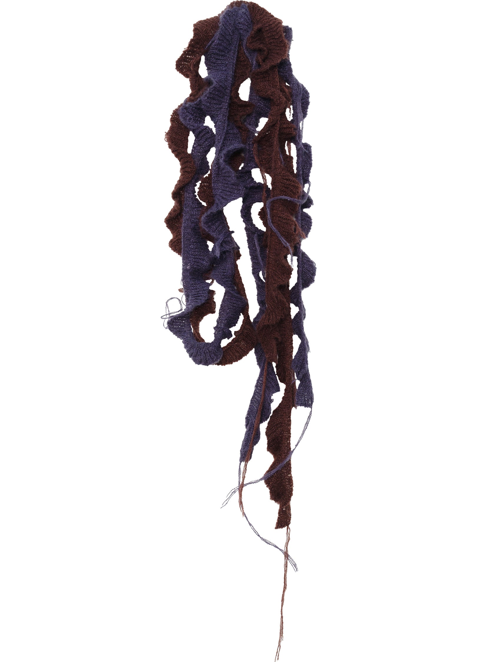 Foulards en tricot à volants