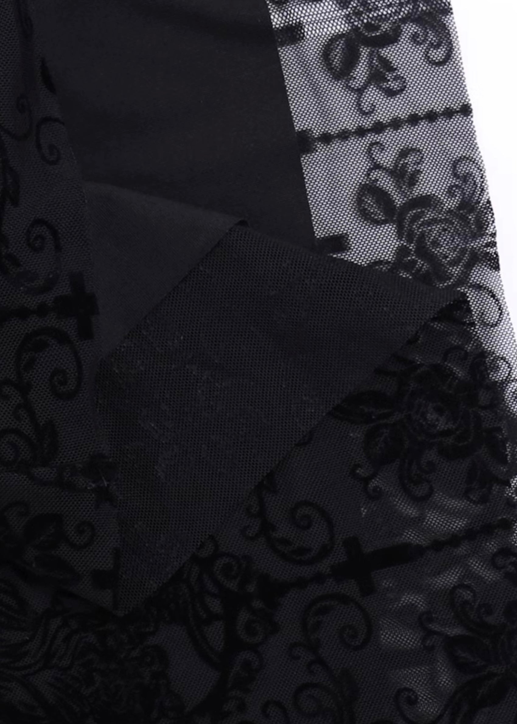 Vestido gótico de terciopelo maxi