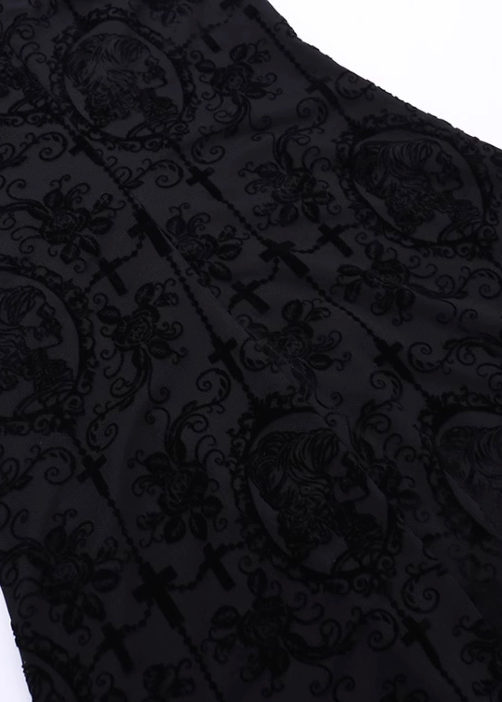 Vestido gótico de terciopelo maxi