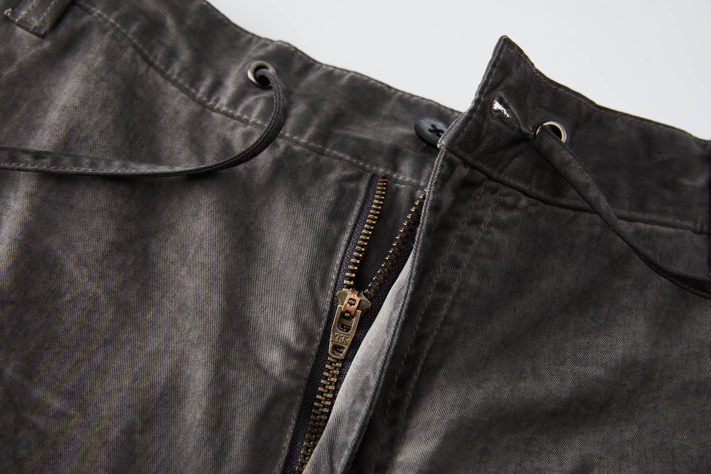 멀티 포켓 크링클 드로스트링 카고 팬츠