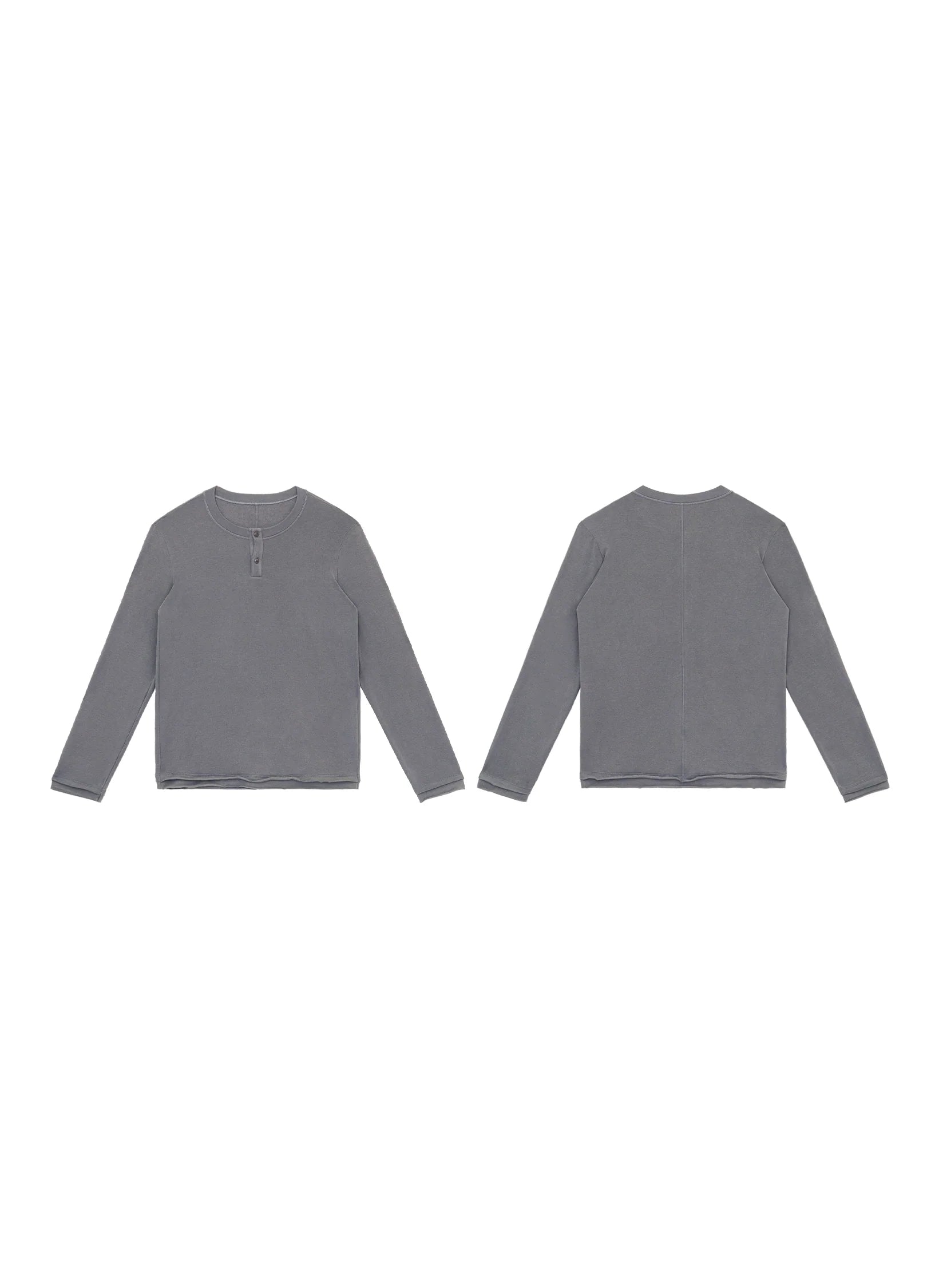 T-shirt à manches longues Henley