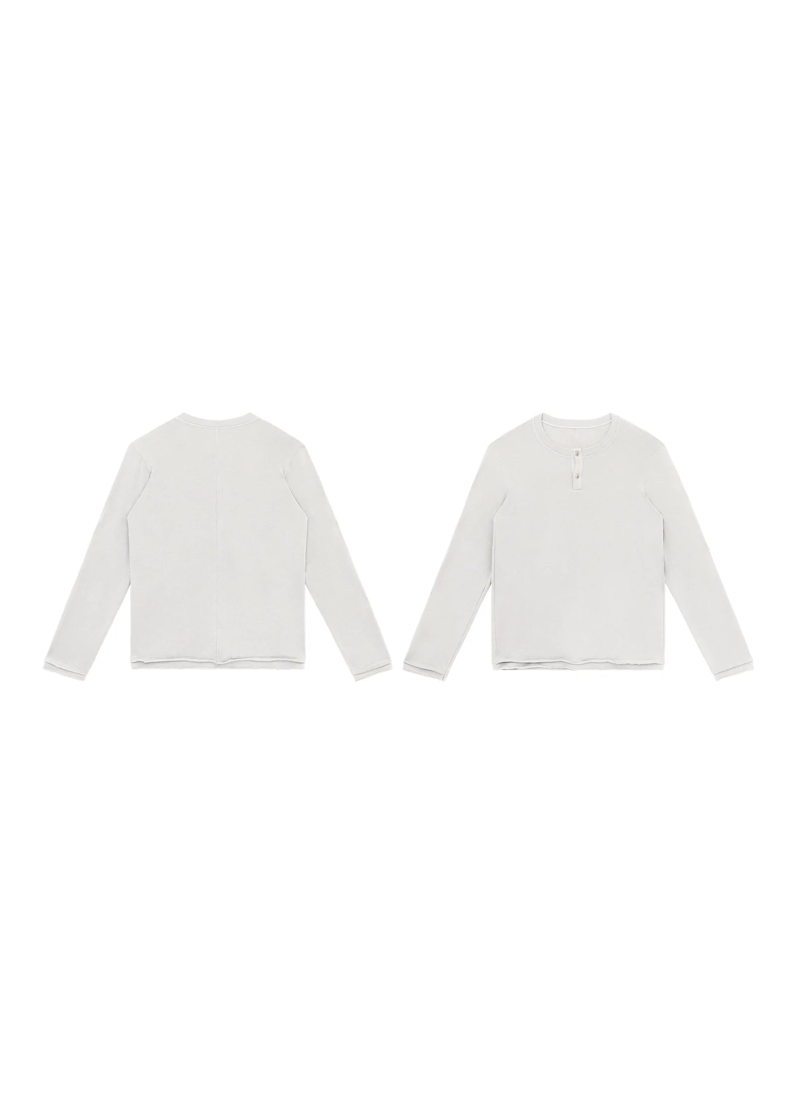 T-shirt à manches longues Henley
