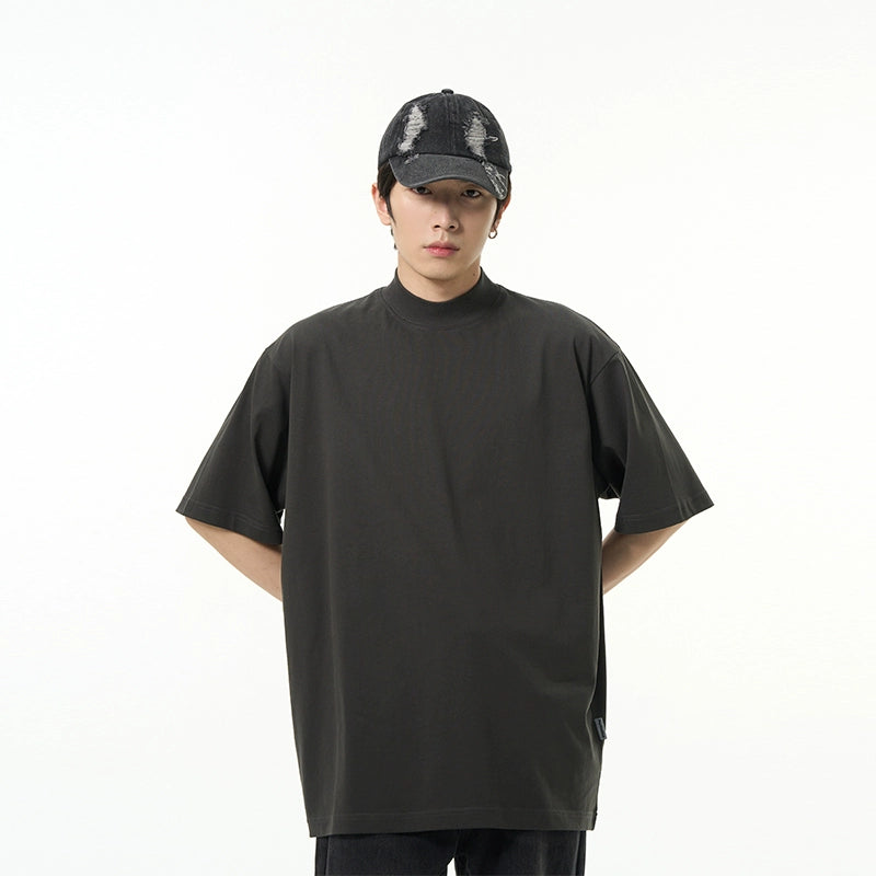 Elevated Essentials High Neck T-Shirt - chiclara