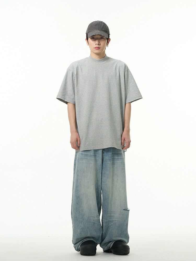 Elevated Essentials High Neck T-Shirt - chiclara