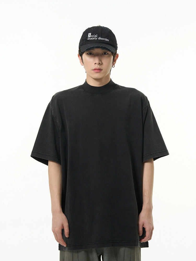 Elevated Essentials High Neck T-Shirt - chiclara