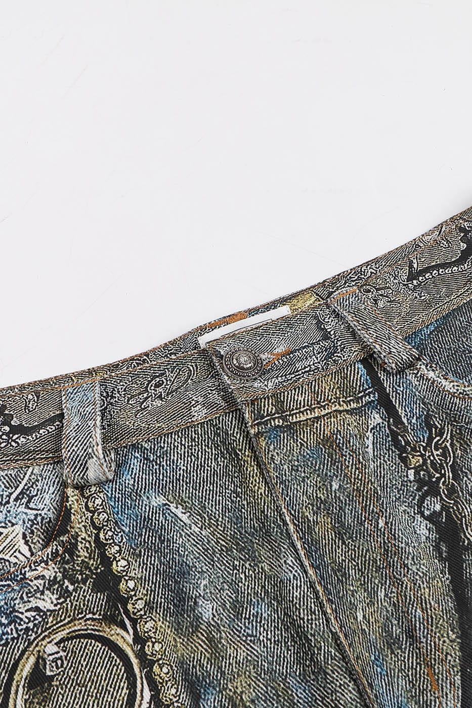 Jeans à chaîne punk