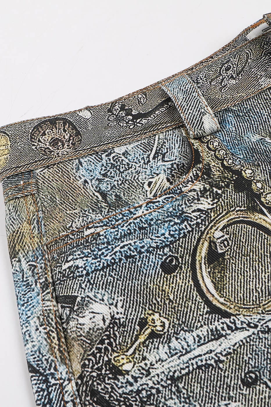Jeans à chaîne punk