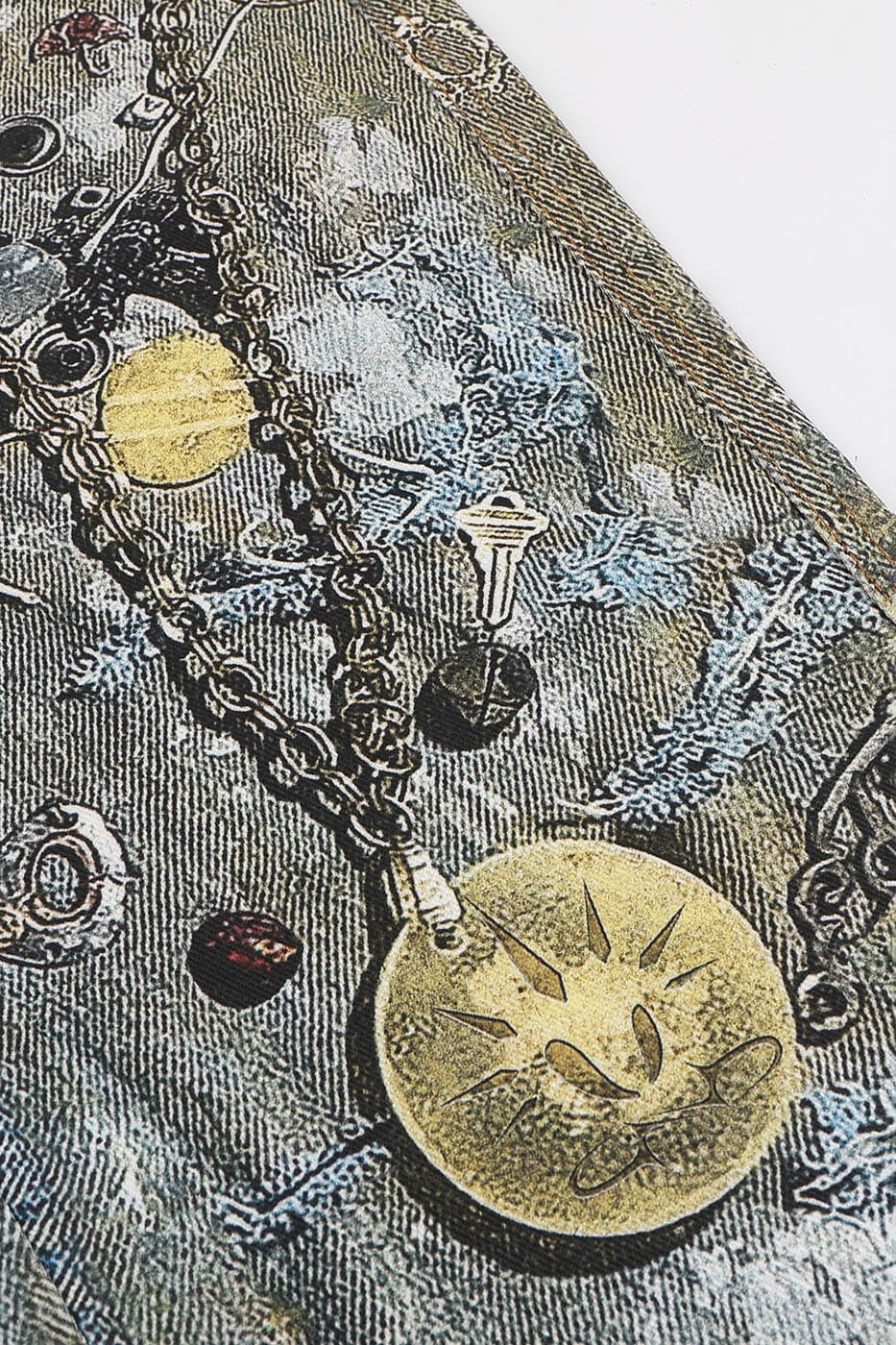 Jeans à chaîne punk
