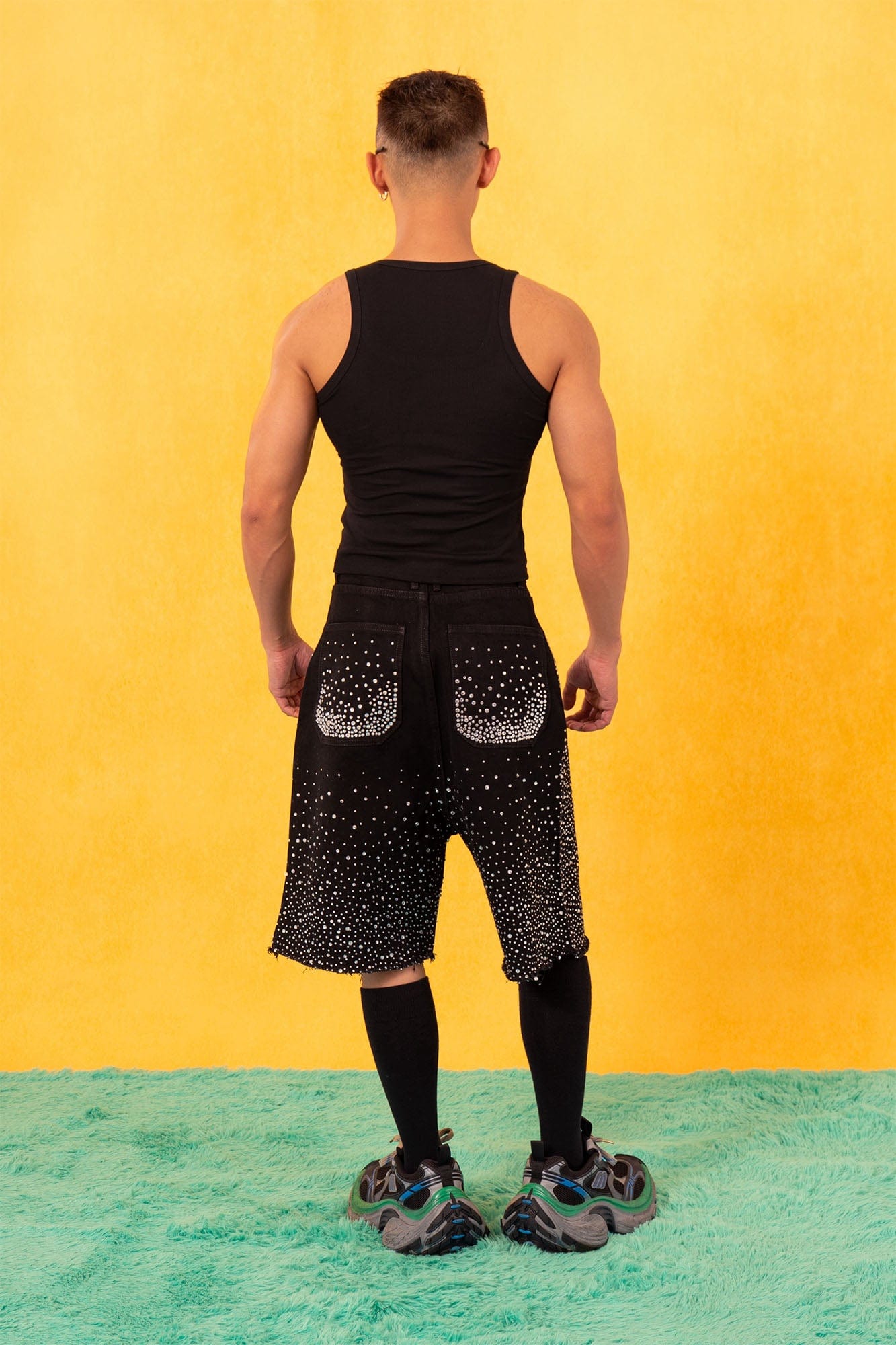 Studded Star Graphic Tank Top