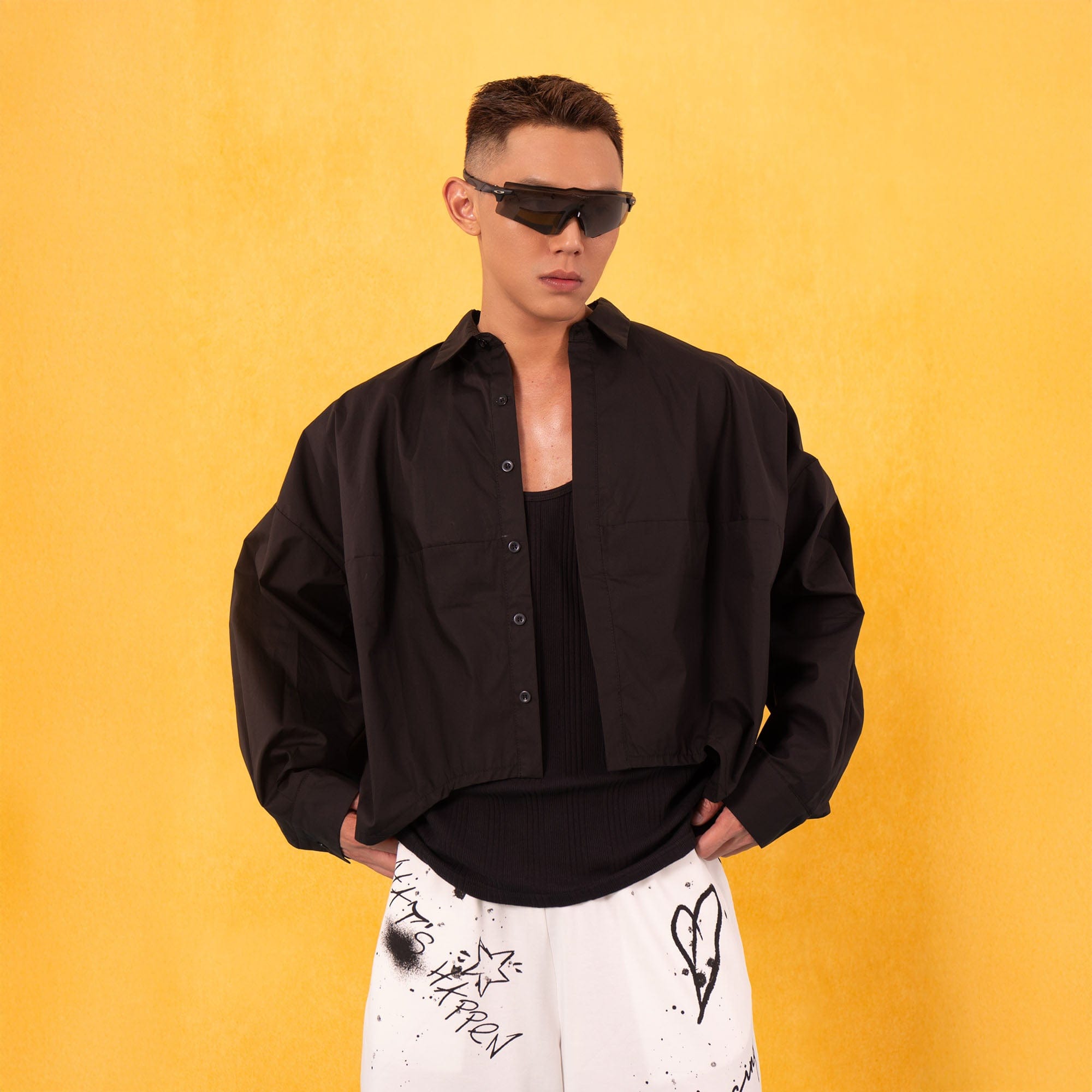 Boxy Oversized Poplin Shirt