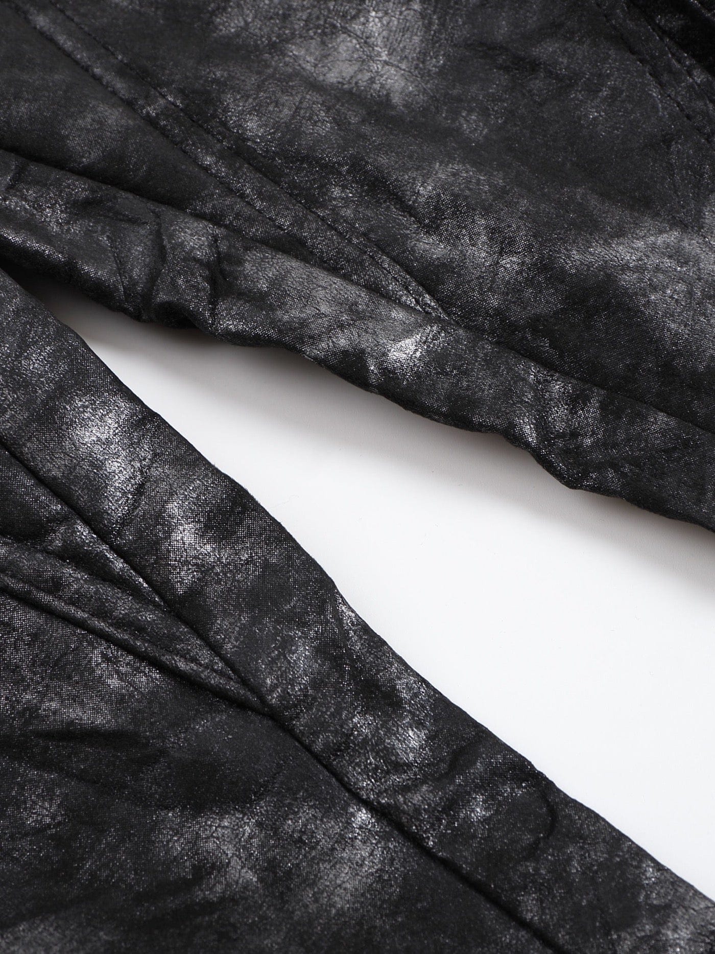 Pantalones de piernas anchas de tinte oscuro