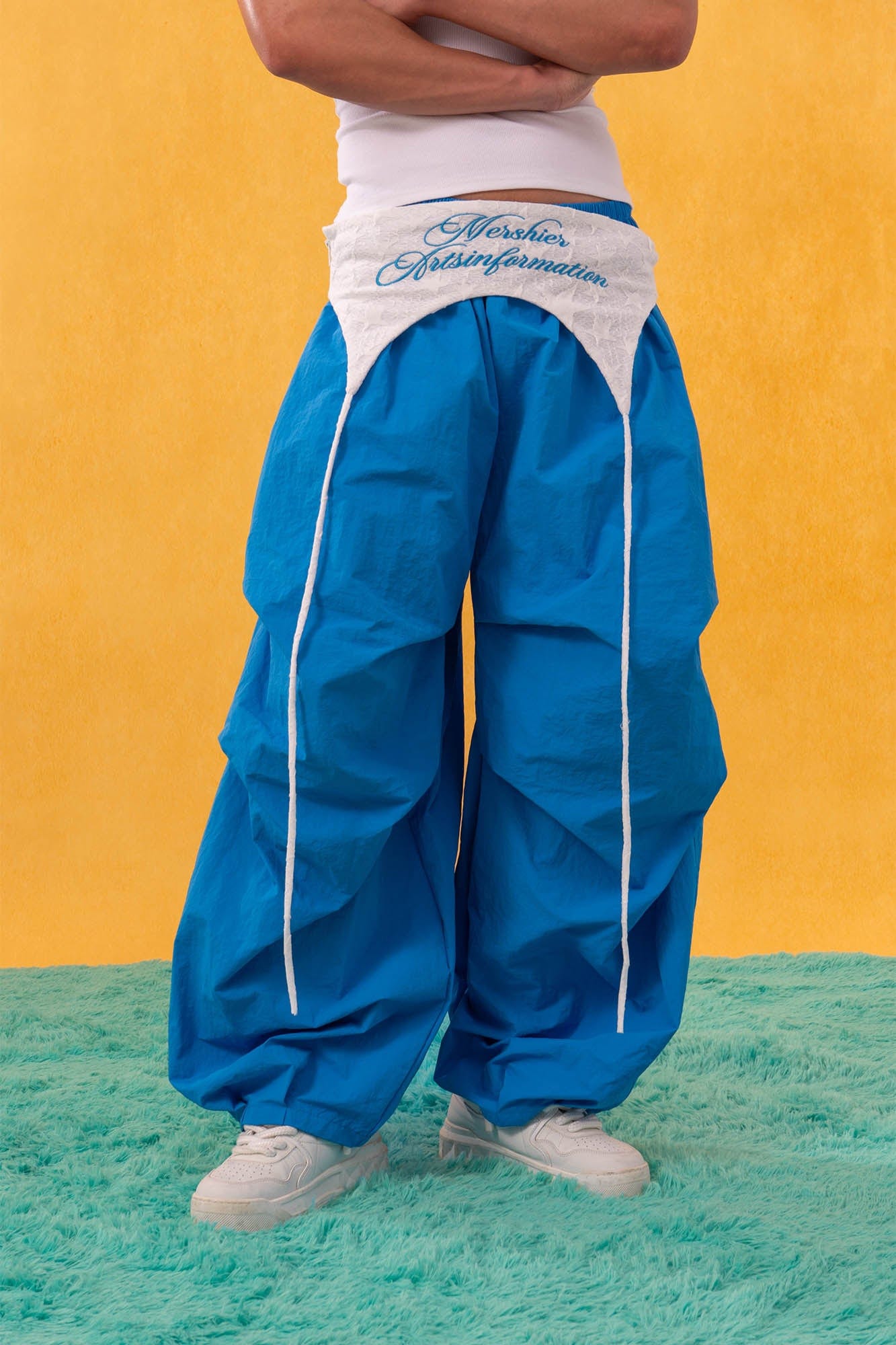 Star Overlay Layered Cargo Pants