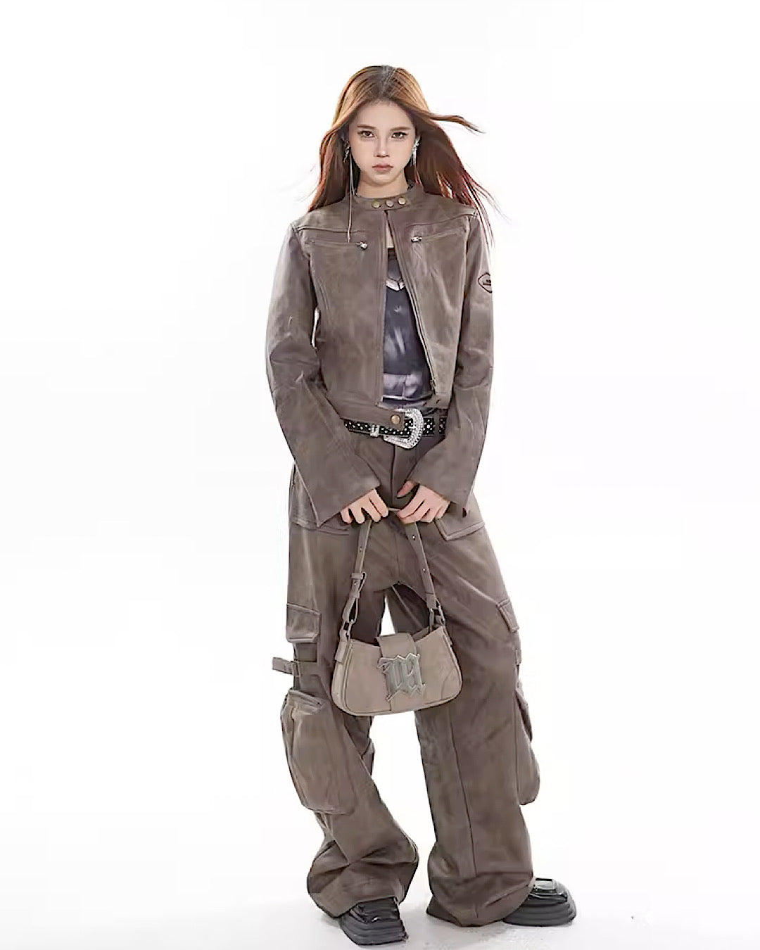 카고 플라이트 재킷 셋업