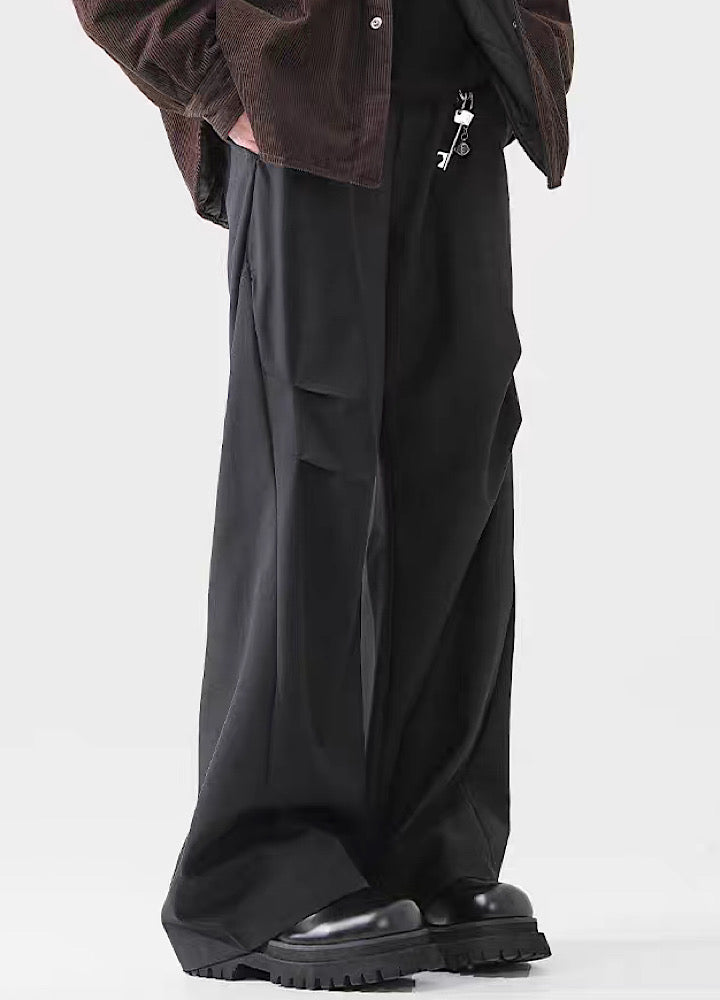 Black Utility Cargo Pants - chiclara