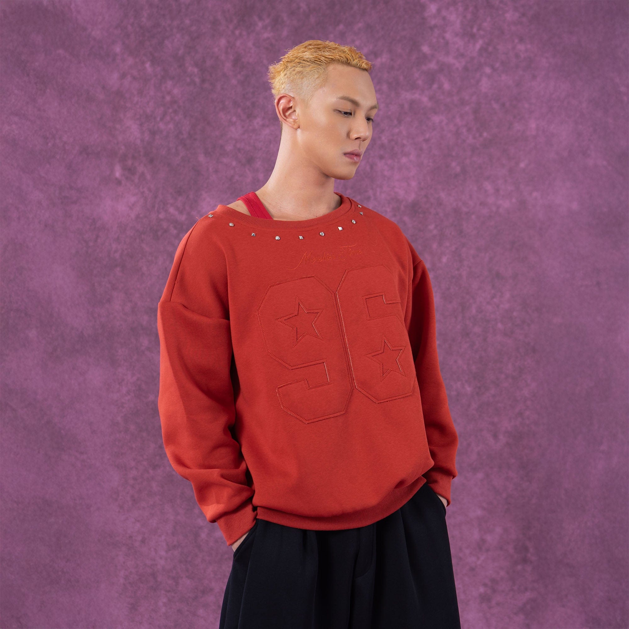 Studded 96 Graphic Sweatshirt