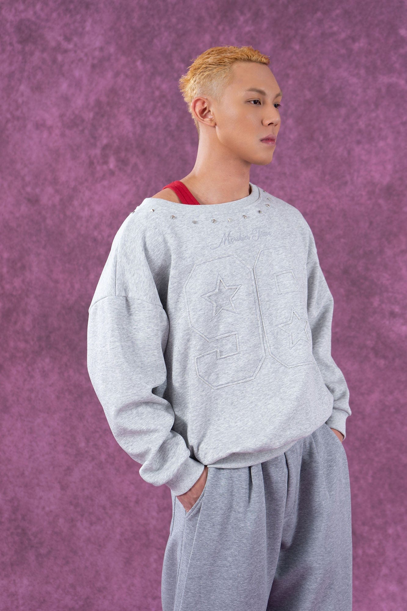 Studded 96 Graphic Sweatshirt