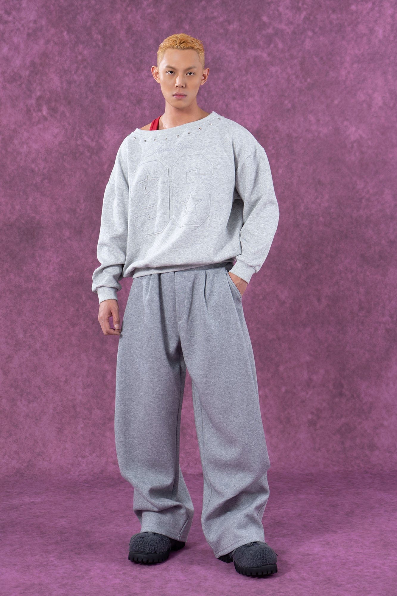 Studded 96 Graphic Sweatshirt