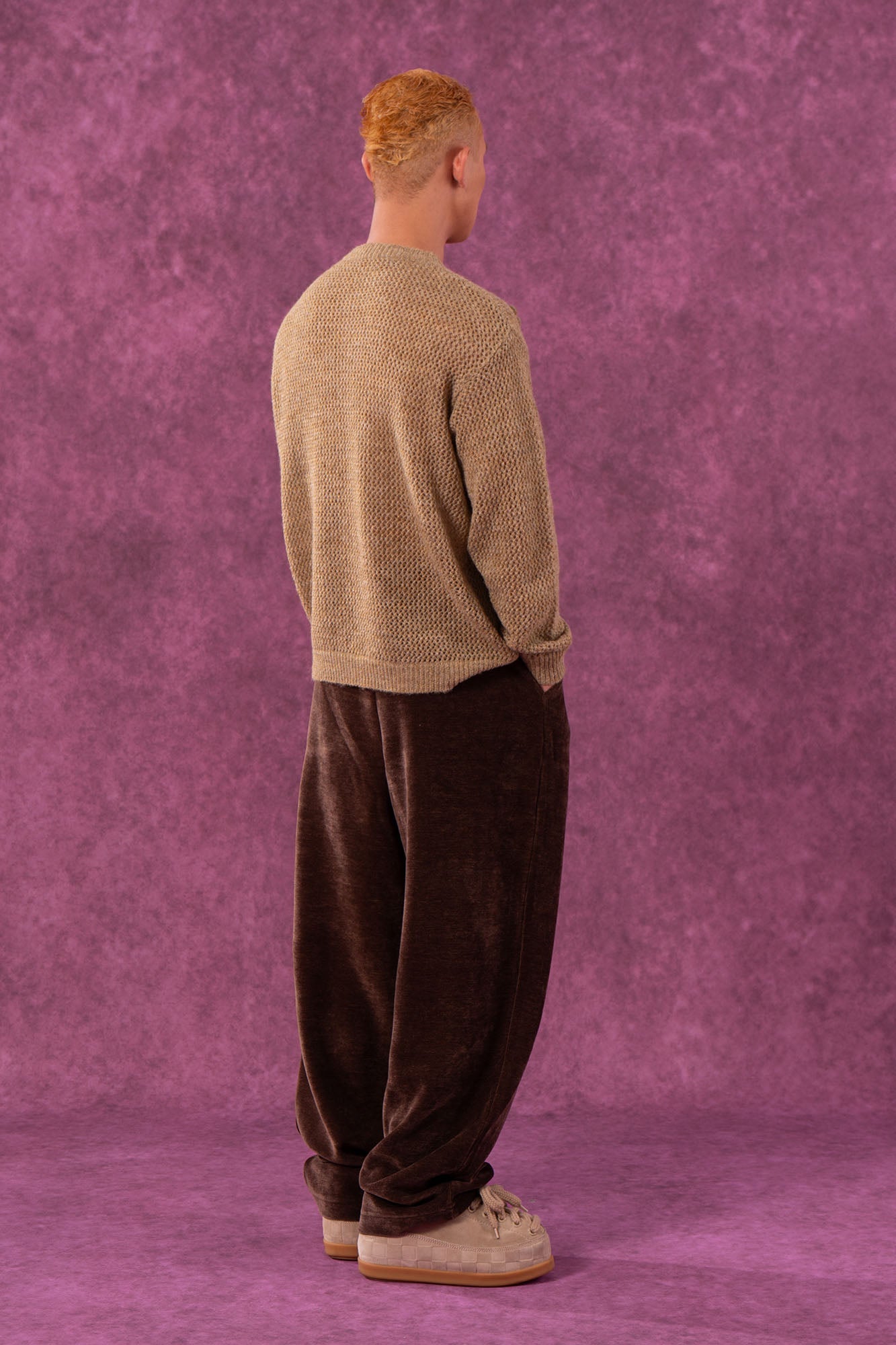 Crochet Floral Knit Sweater