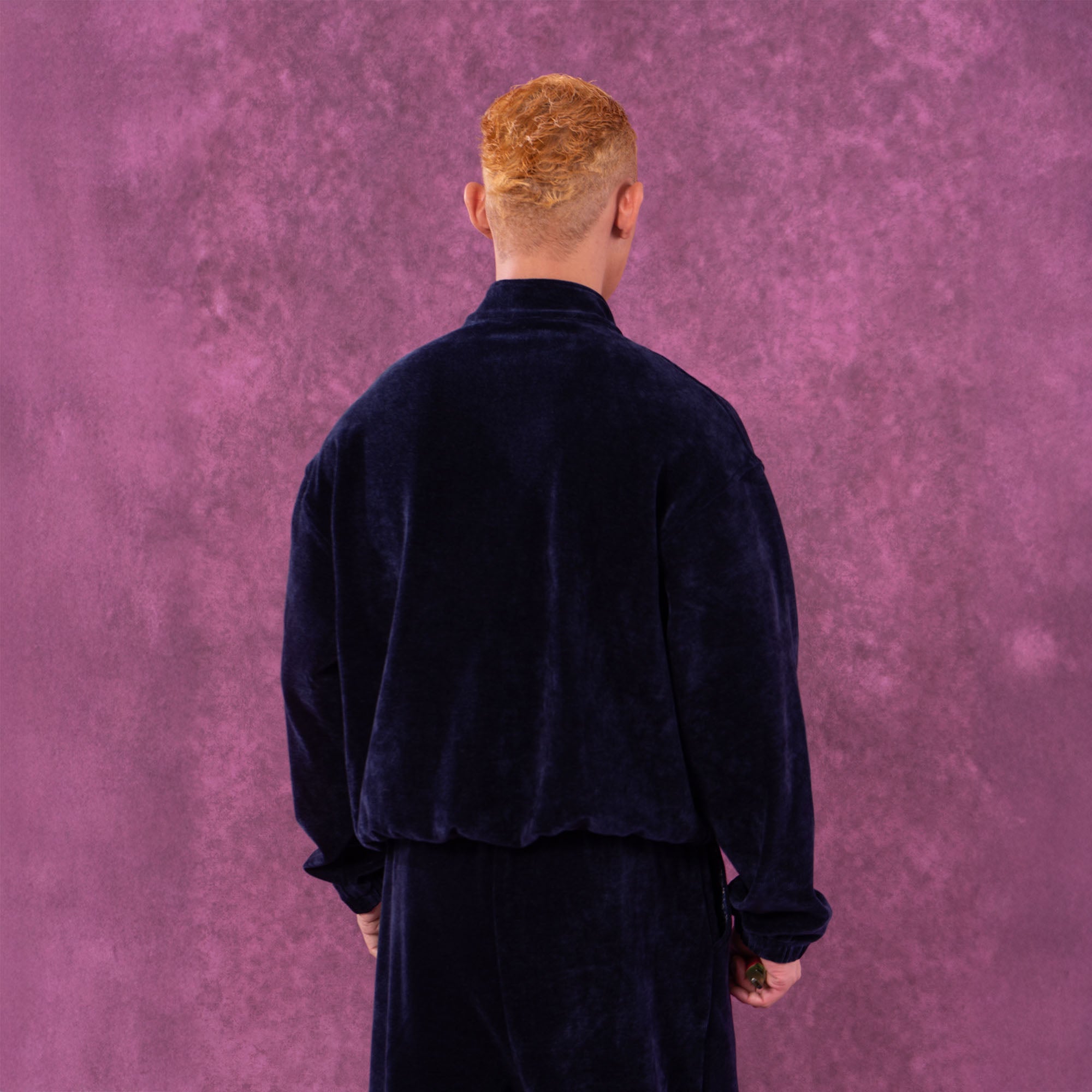 Velvet Quarter-Zip Pullover