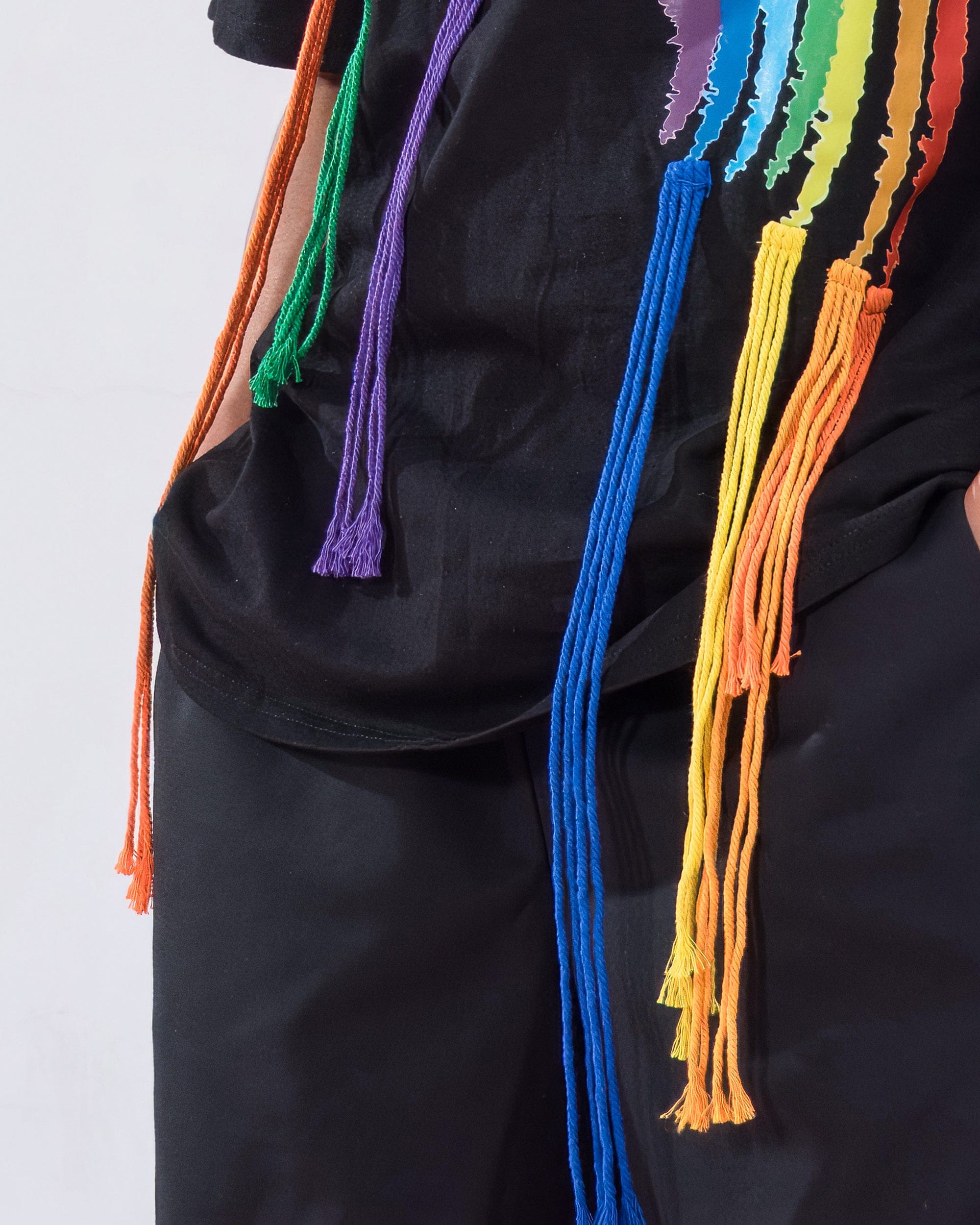 Rainbow Fringe Graphic T-Shirt