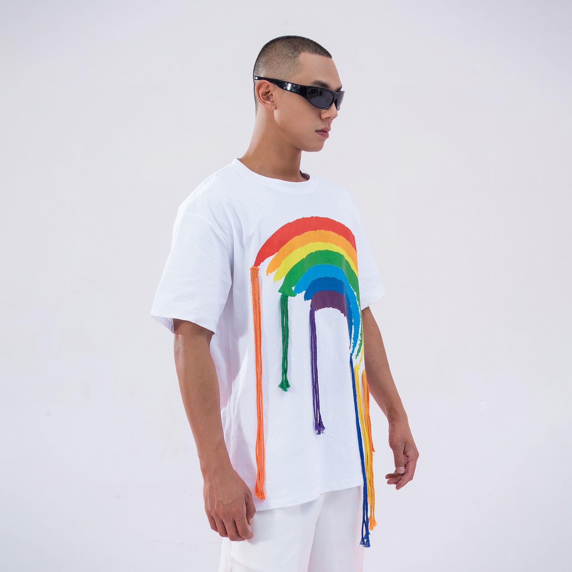 Rainbow Fringe Graphic T-Shirt