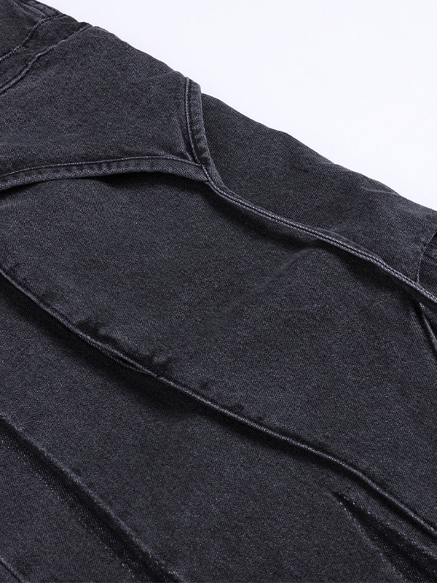 Detalles de la correa Jeans de pierna ancha