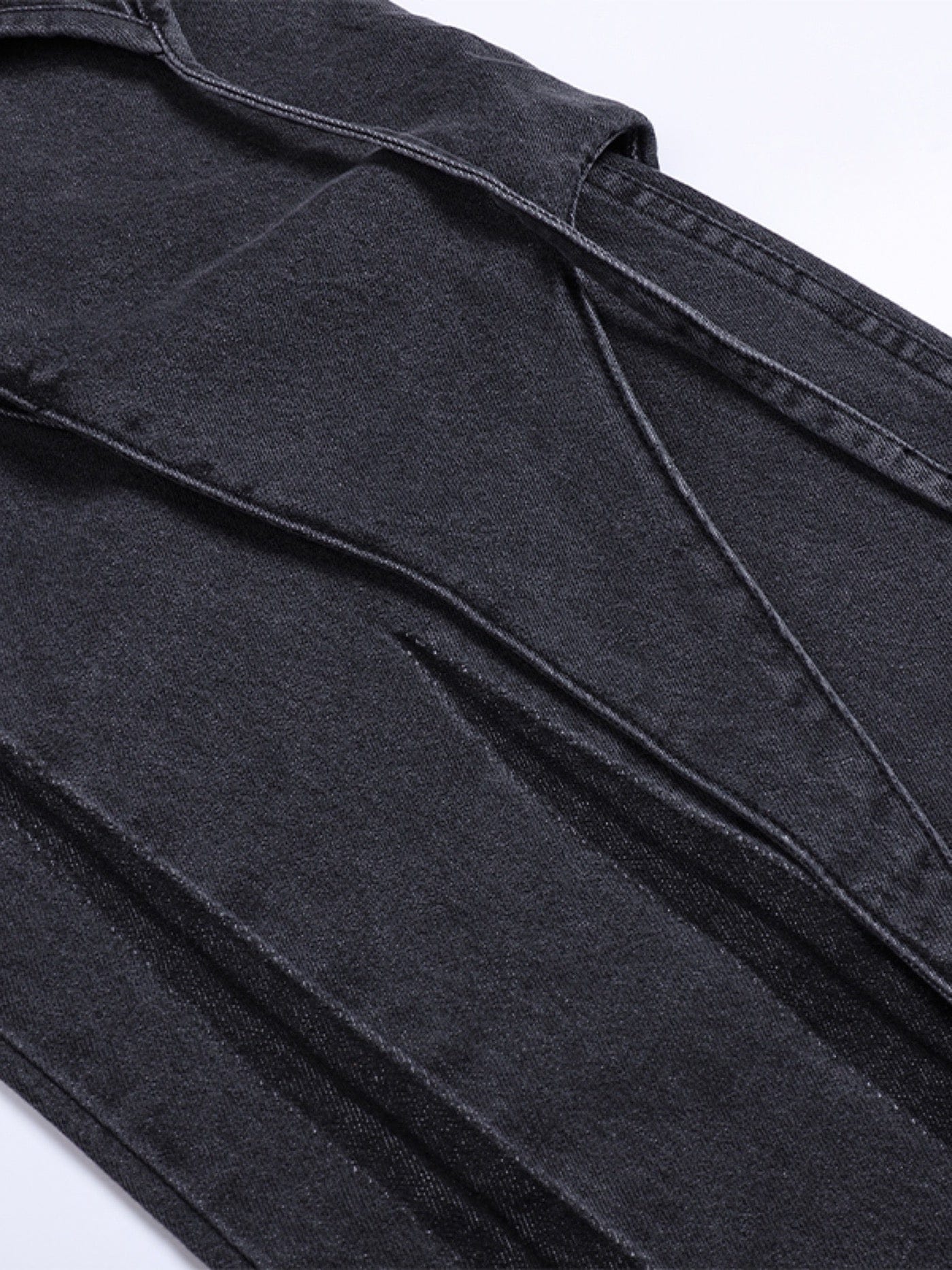 Detalles de la correa Jeans de pierna ancha