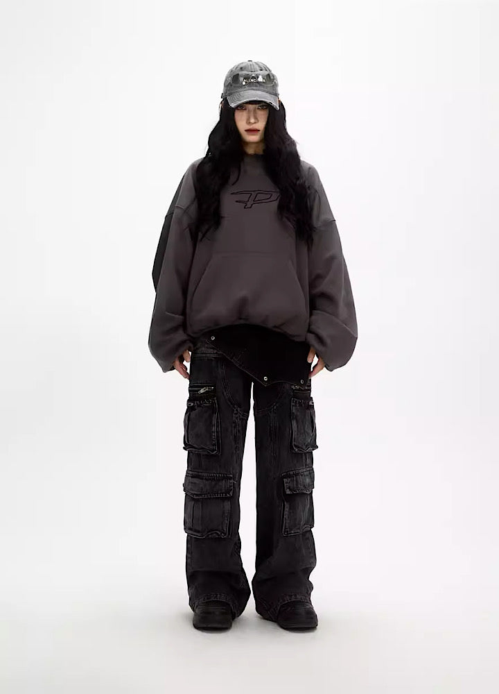 Sweat à capuche surdimensionné surdimensionné