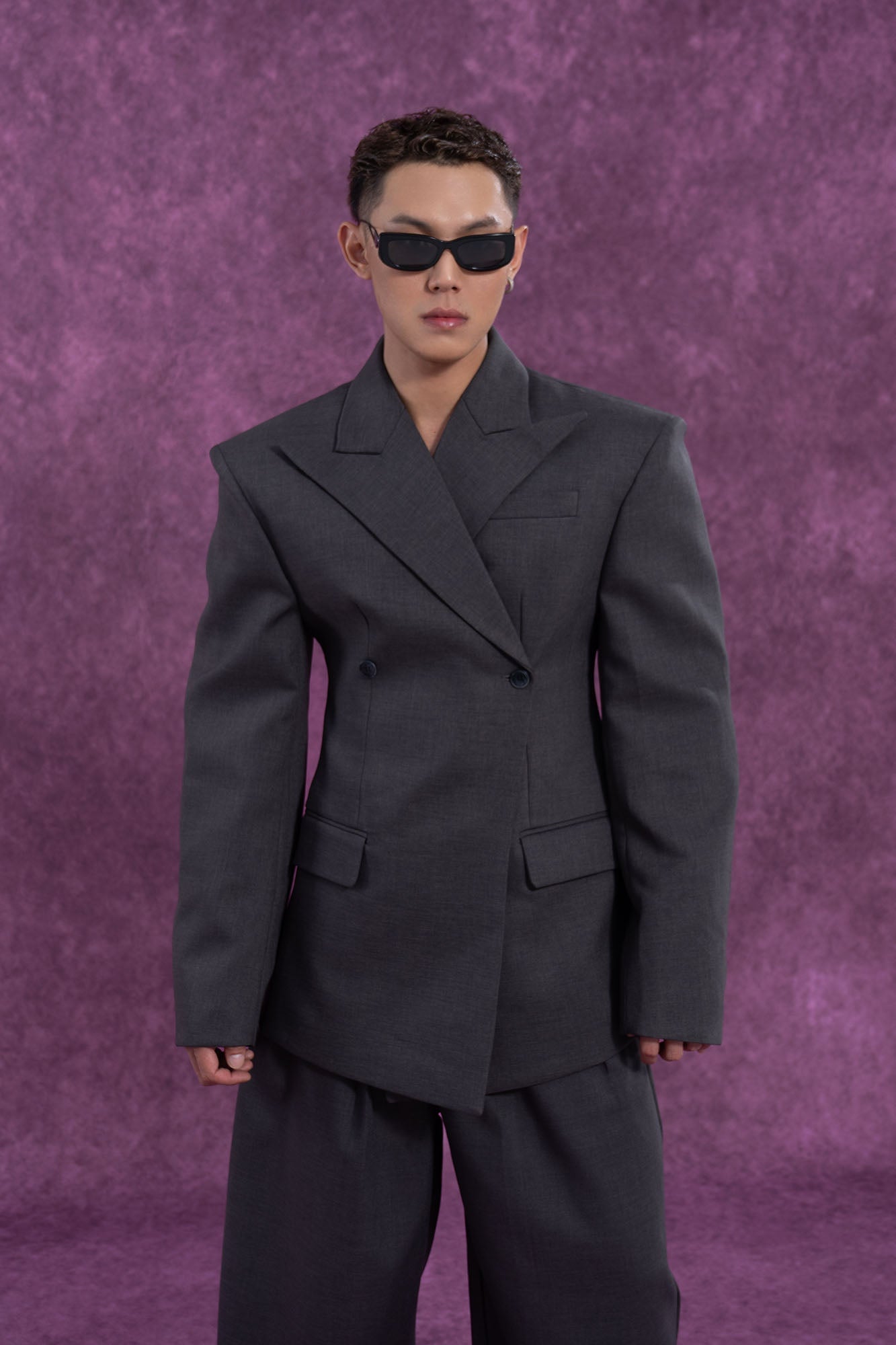 CLP Cinched Waist Sculpted Blazer