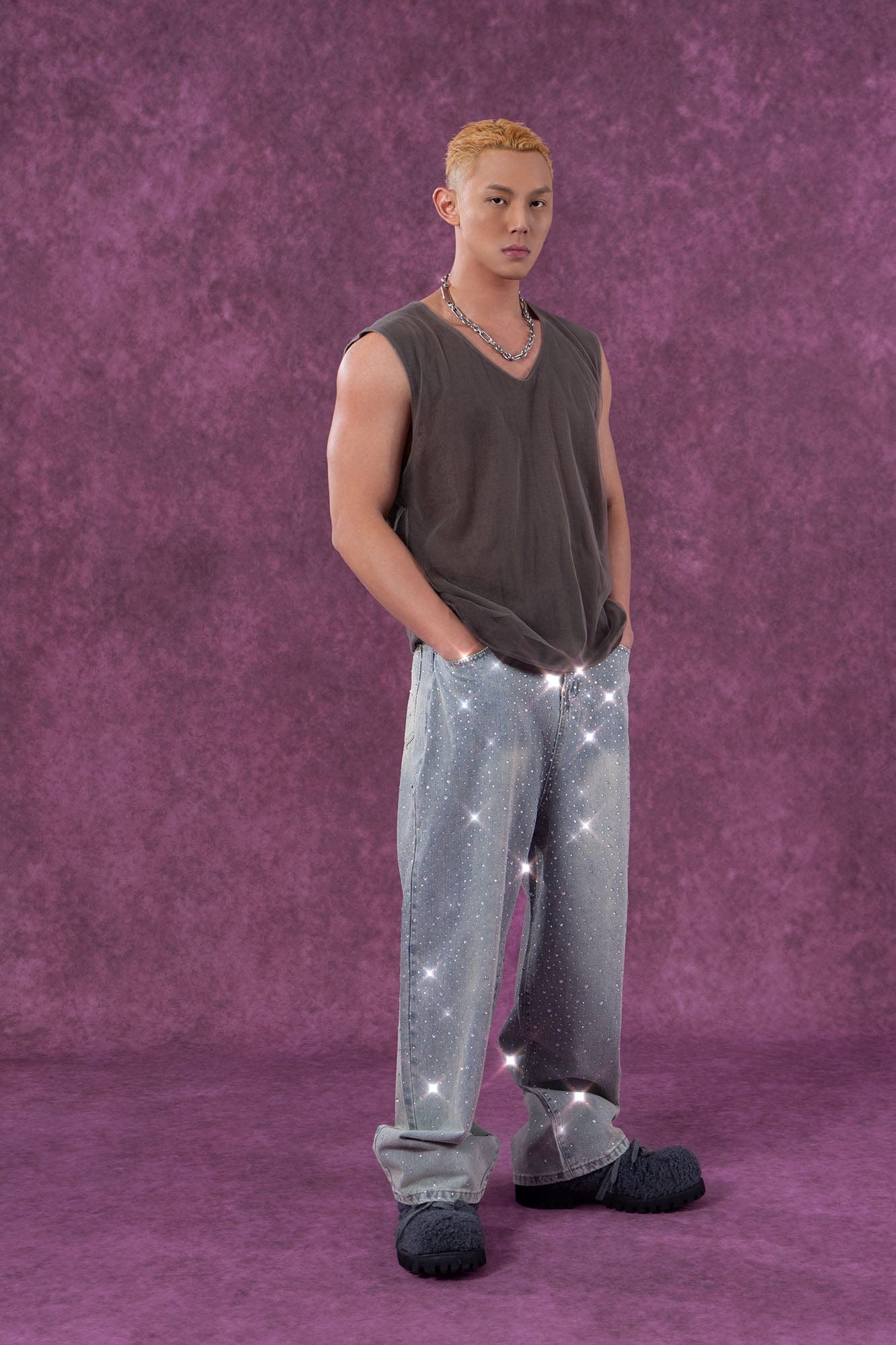 Sheer Layered Sleeveless Top