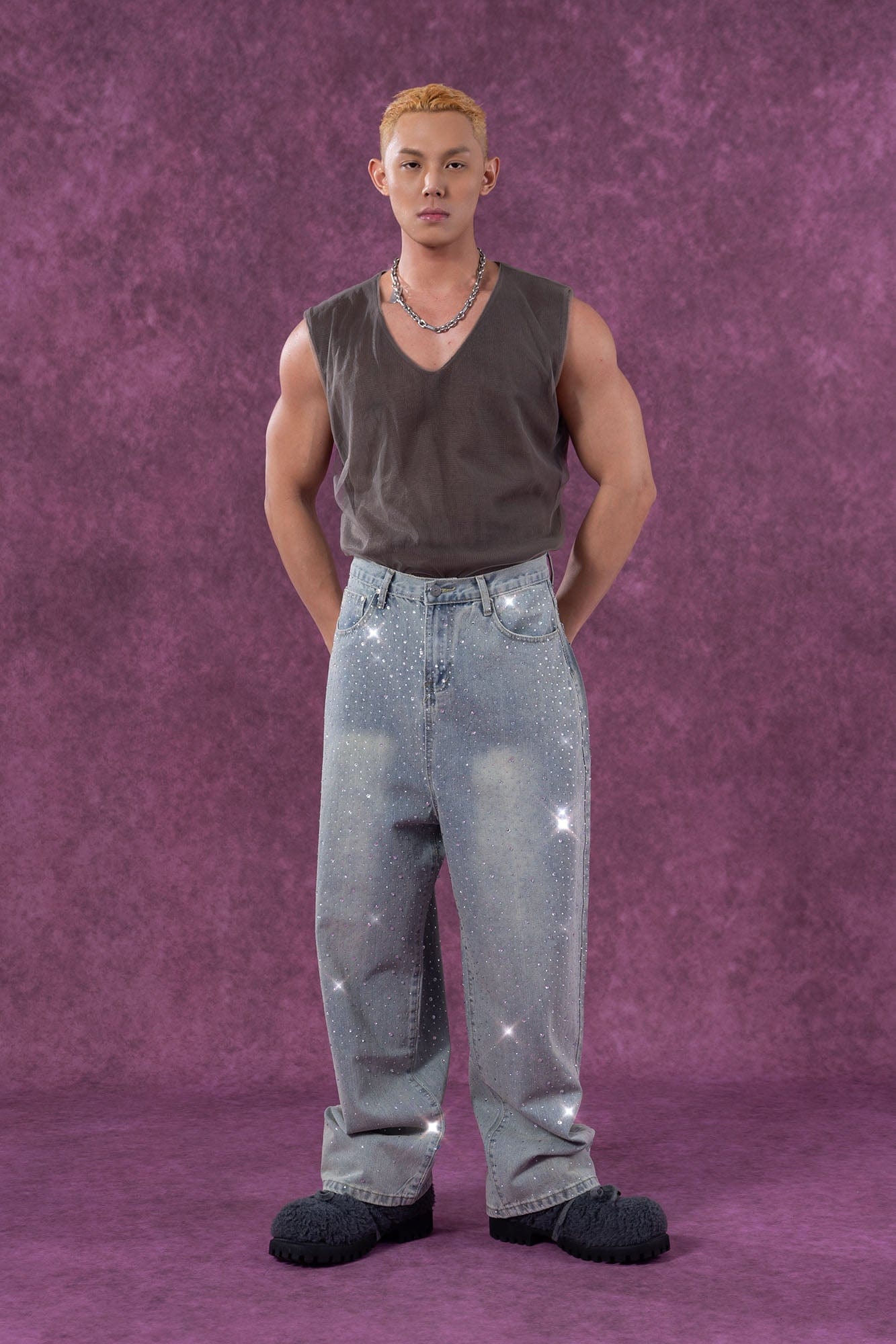 Sheer Layered Sleeveless Top