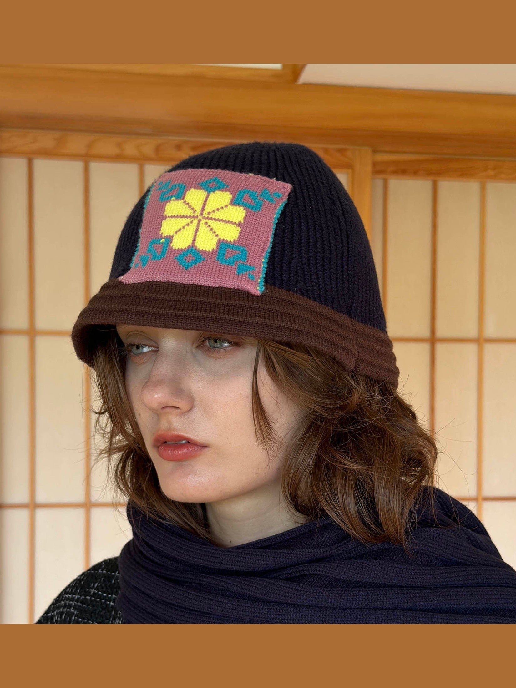 Floral Patch Beanie